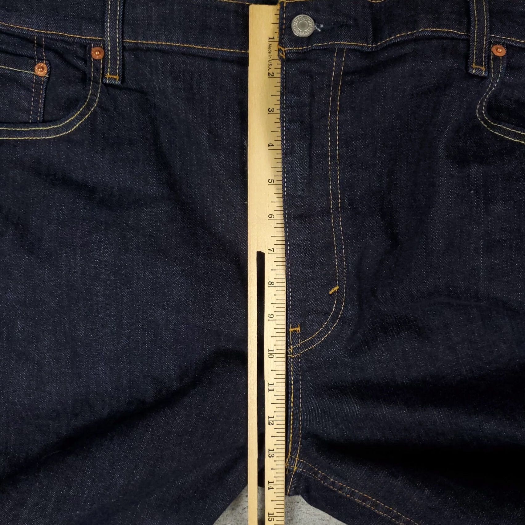 Levi's Levi's 569 Jeans Mens Regular Size 42x24 Blue Straight Leg Denim Pants Size US 42 / EU 58 - 4 Thumbnail