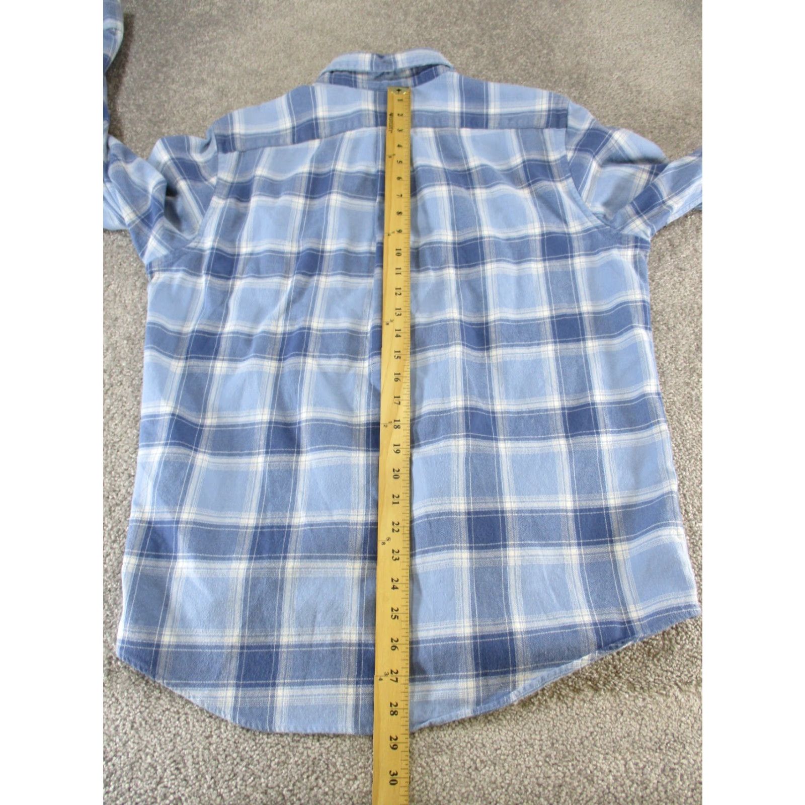 Vineyard Vines VINTAGE Vineyard Vines Tucker Shirt Men M Blue Plaid Flannel Cotton Button-Down Slim 90s Mens Size US M / EU 48-50 / 2 - 6 Thumbnail