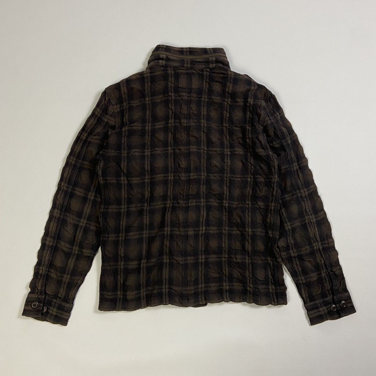 Beams Plus BEAMS Plaid Military Style Zip Button Size US M / EU 48-50 / 2 - 8 Thumbnail