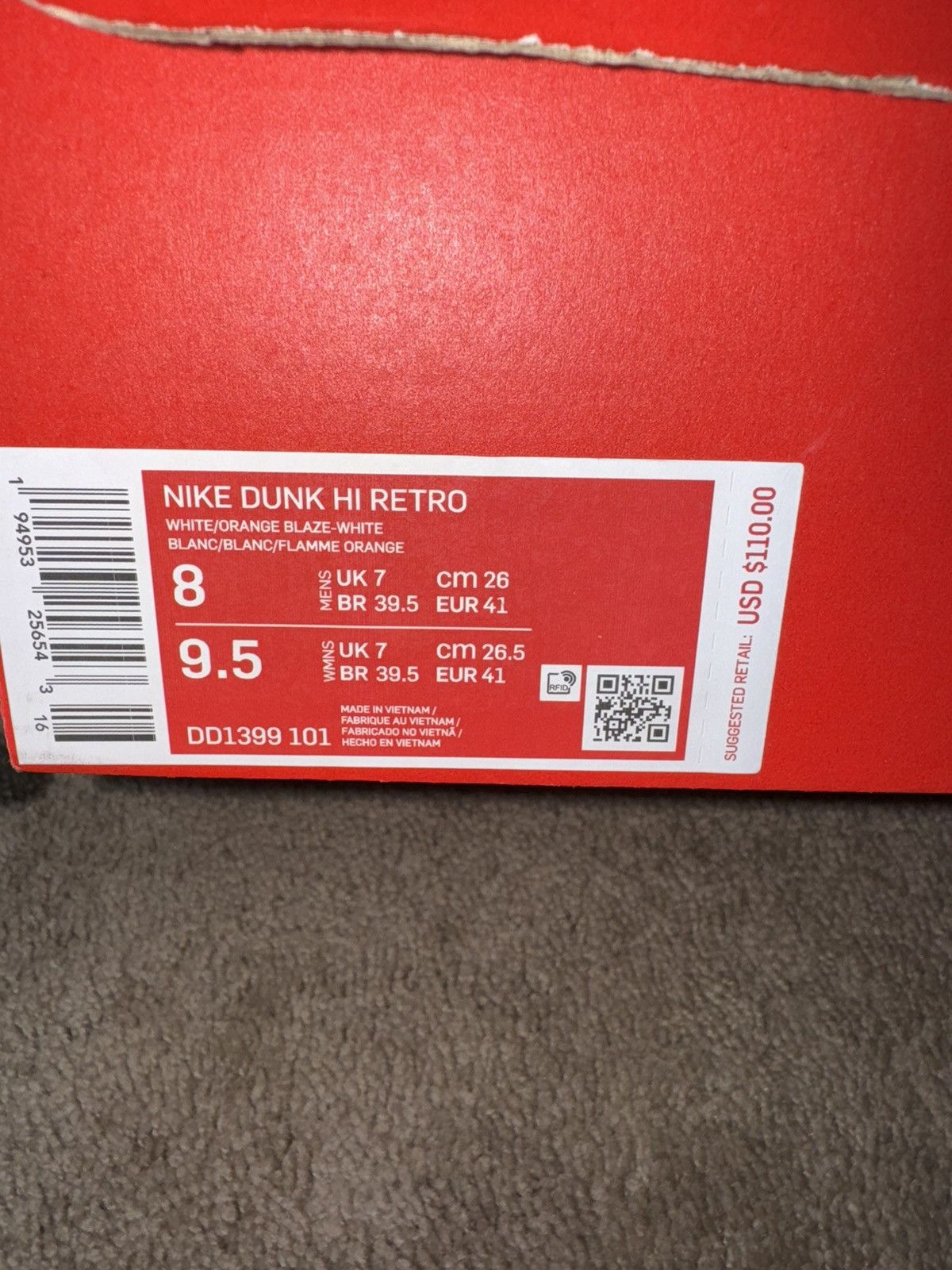 Nike Nike dunk Syracuse Size US 8 / EU 41 - 8 Thumbnail