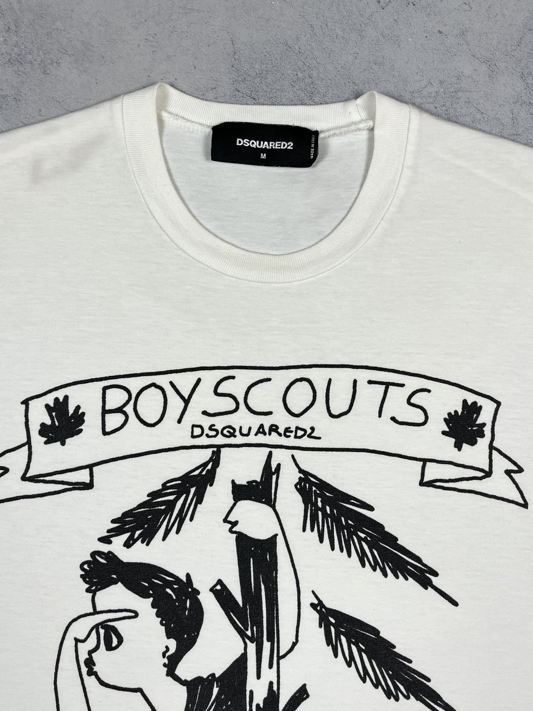 Dsquared2 Luxury Dsquared2 Boyscouts Big Logo T Shirt Size US M / EU 48-50 / 2 - 6 Thumbnail