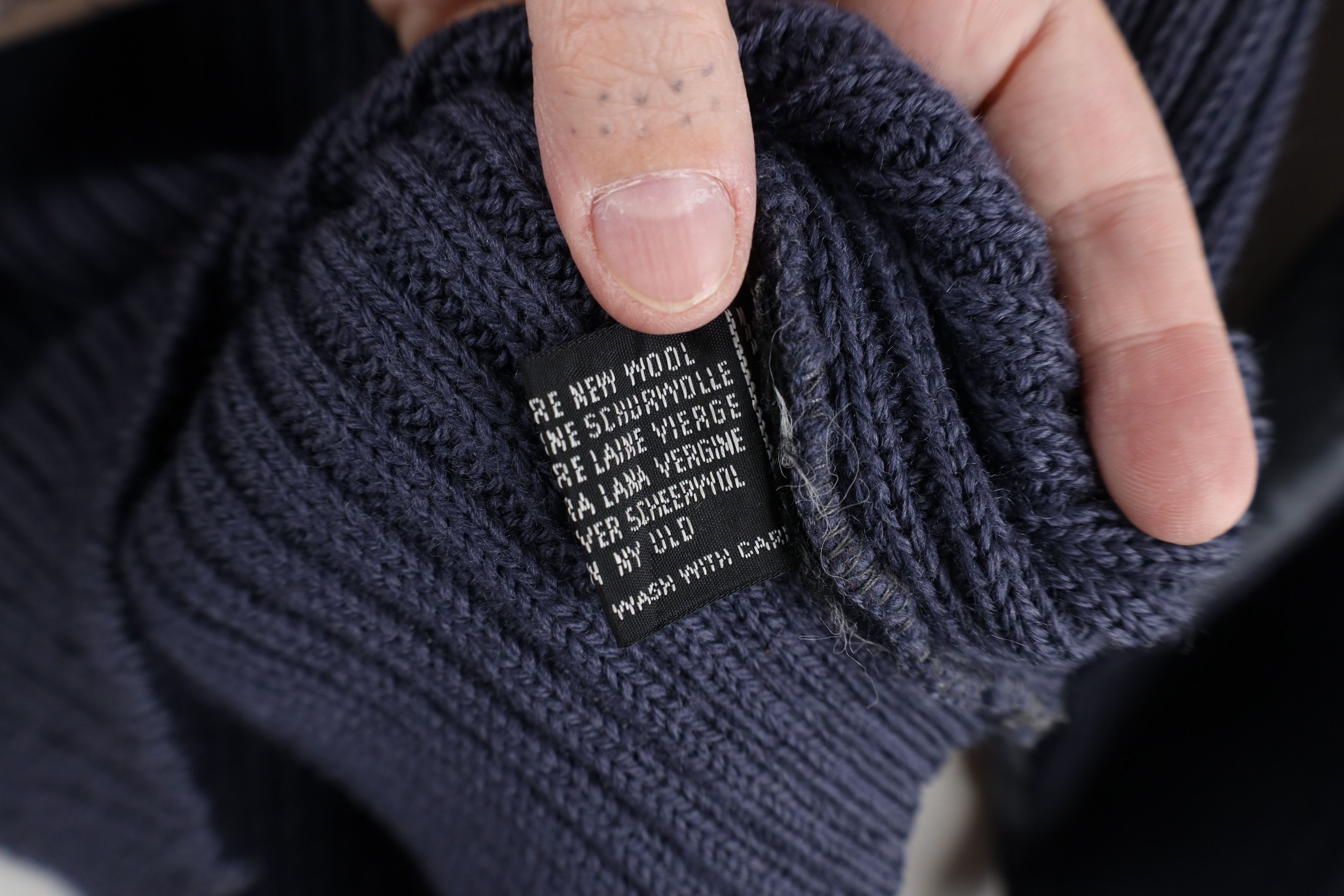 L.L. Bean Vintage 70s LL Bean Wool Ribbed Knit Commando Sweater USA Size US XXL / EU 58 / 5 - 12 Thumbnail