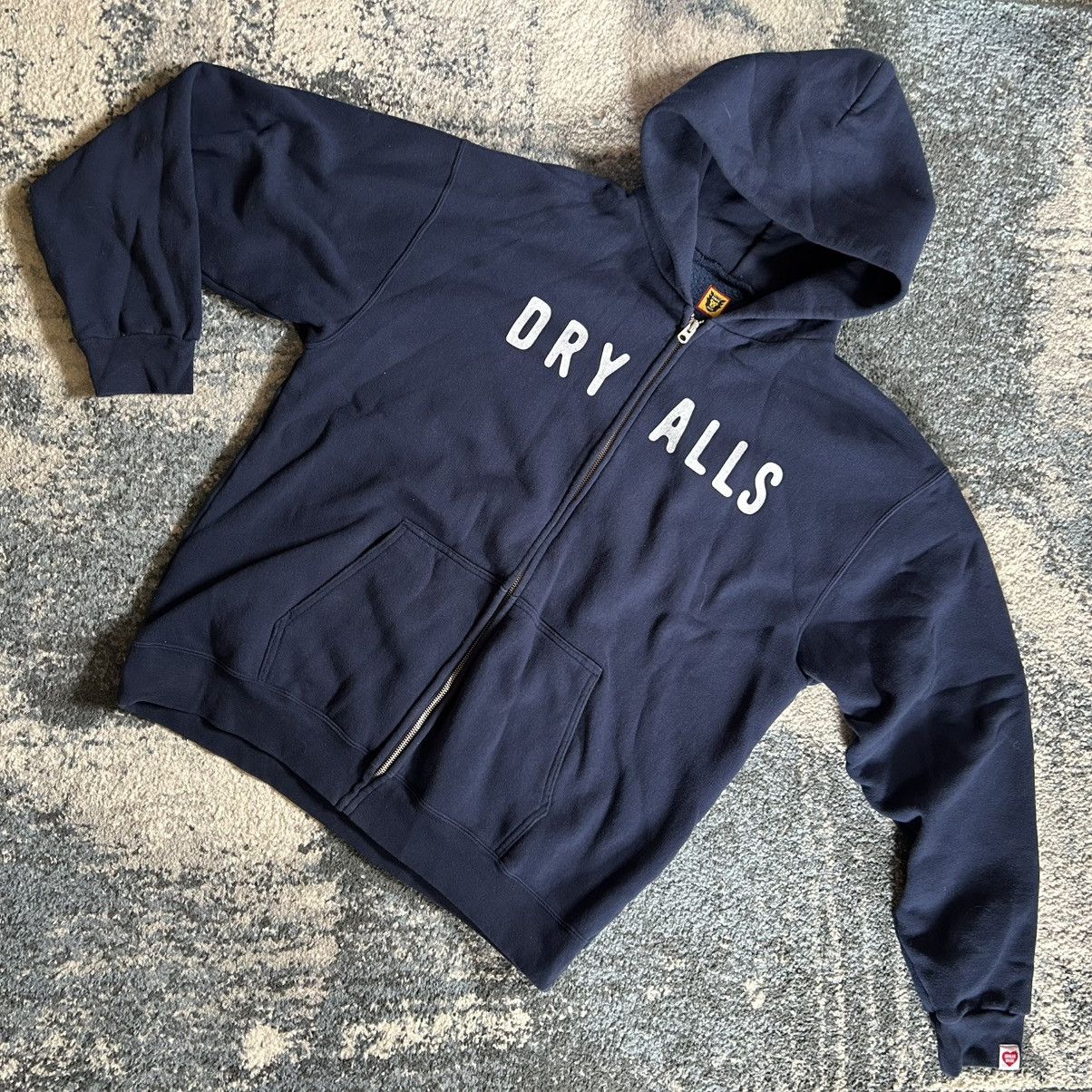 Human Made 2018 NAVY BLUE HM DRY ALLS ZiP UP HOODiE SWEATSHiRT iNDiGO Size US XXL / EU 58 / 5 - 5 Thumbnail