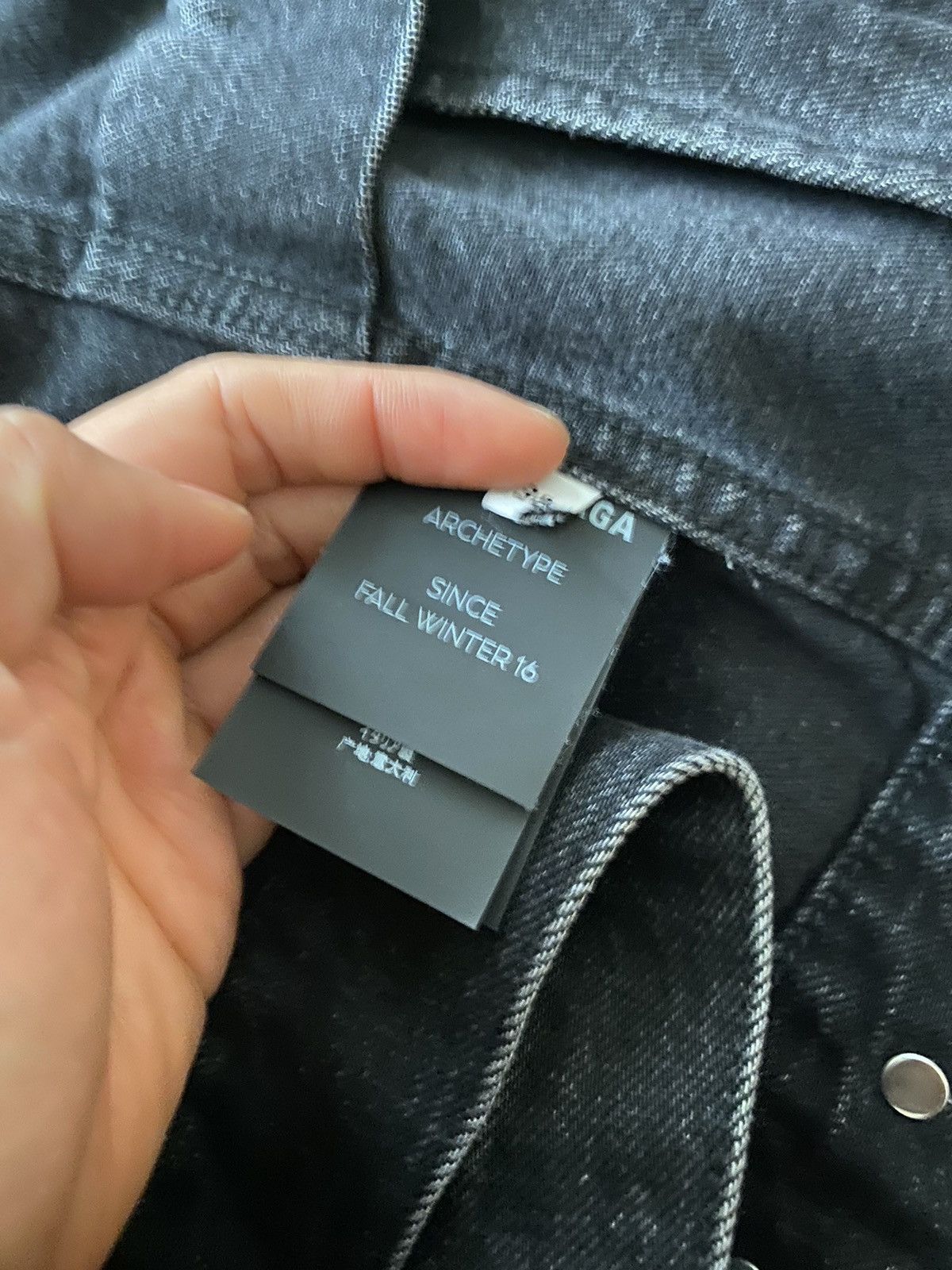 Balenciaga Balenciaga swing black denim jacket Size US M / EU 48-50 / 2 - 5 Thumbnail