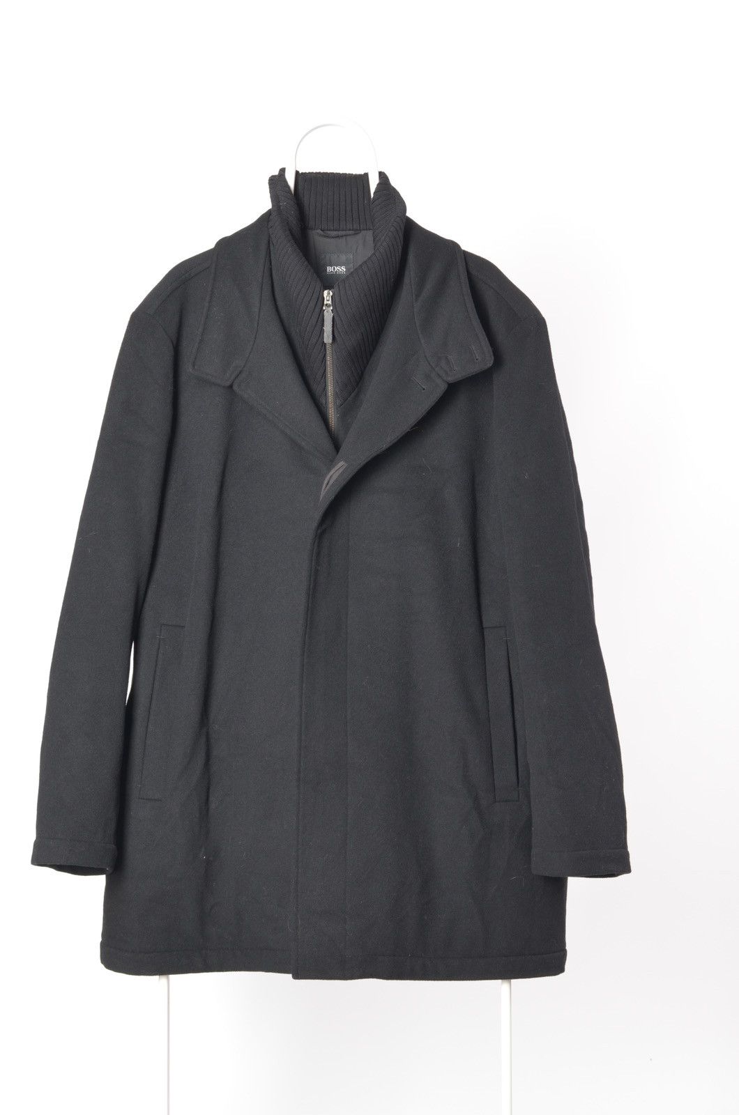 Hugo Boss Hugo Boss Cashmere Wool Long Coat Size 54 Size US L / EU 52-54 / 3 - 3 Thumbnail
