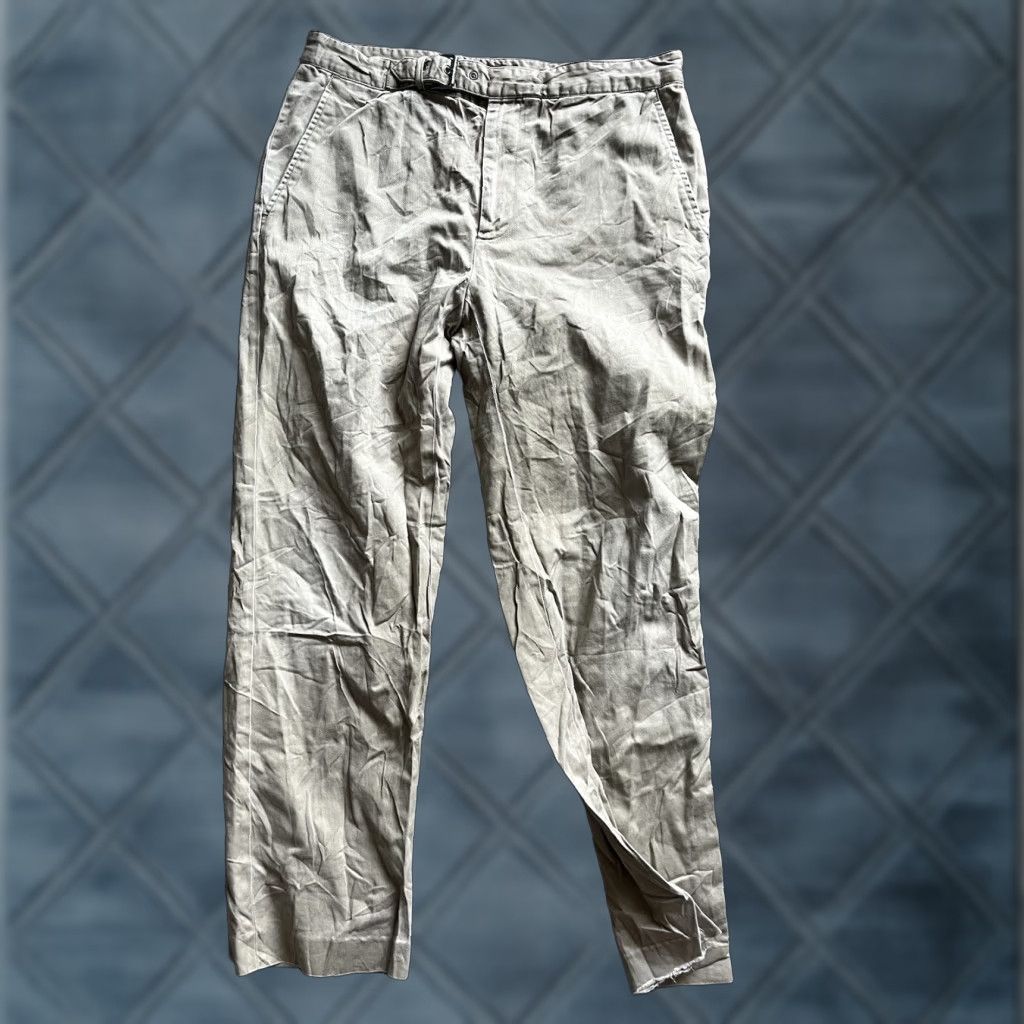 Michael Kors Michael Kors Relaxed Fit Belted Men's Pants 32x30 Beige Chino BeLted Relaxed Fit Pants 32 30 Mens Beige 90s? Size US 32 / EU 48 - 1 Thumbnail