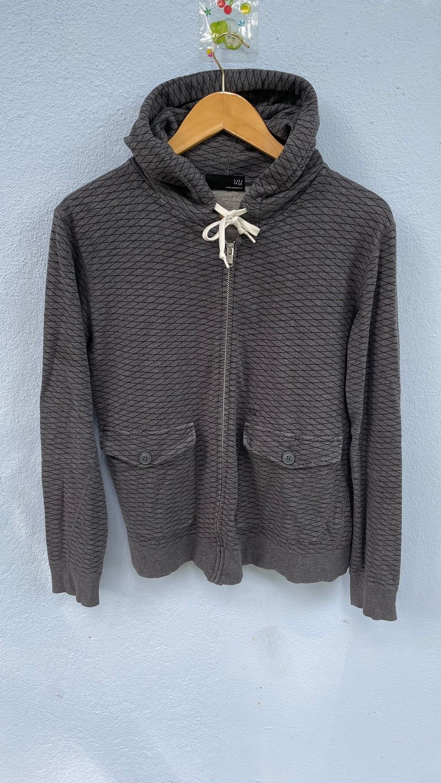 Pre-owned Undercover Uniqlo  Hoodie In Grey
