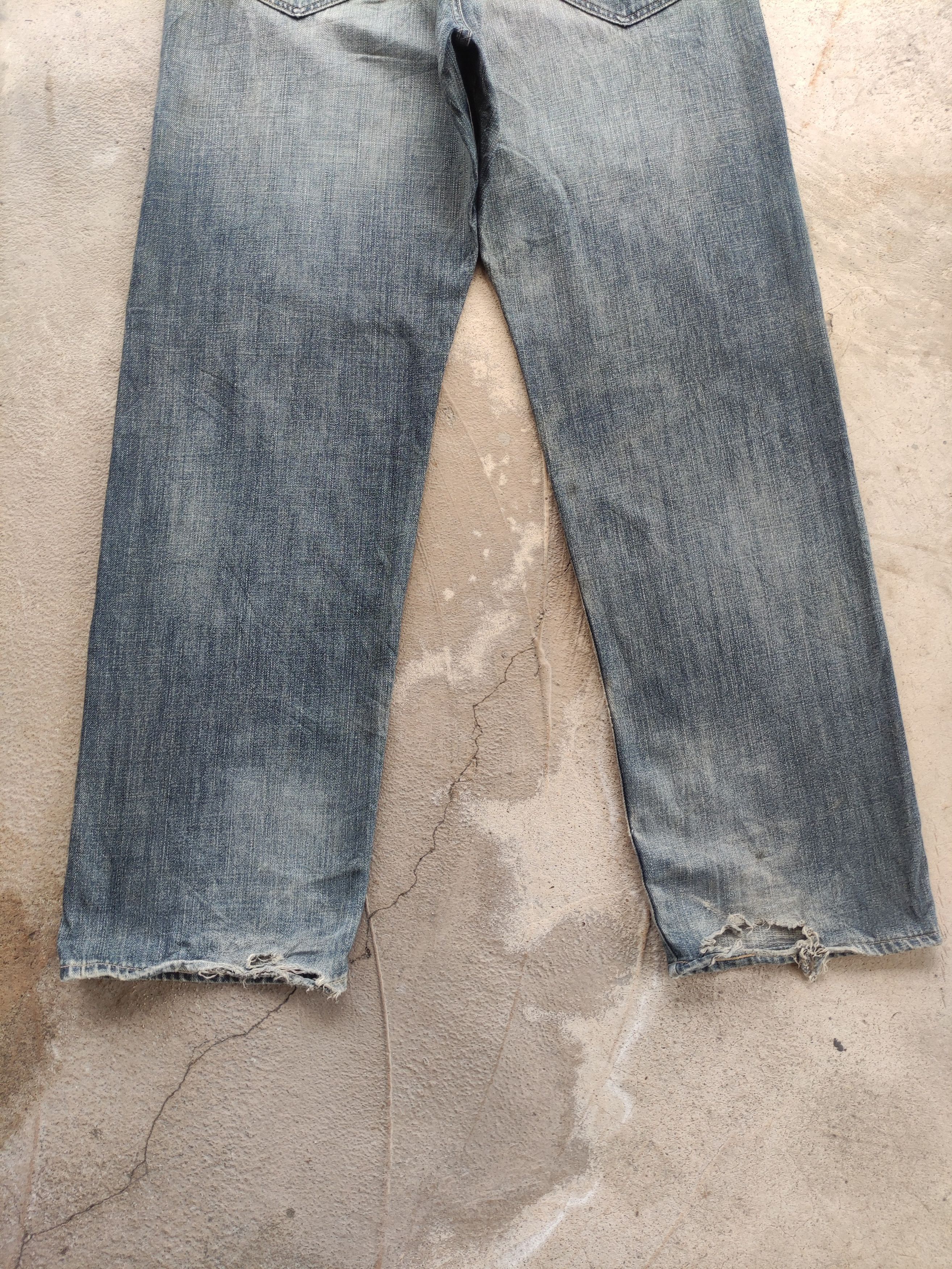Levi's Vintage Levis 554 Baggy Denim Distressed Faded Jean Size US 36 / EU 52 - 10 Thumbnail