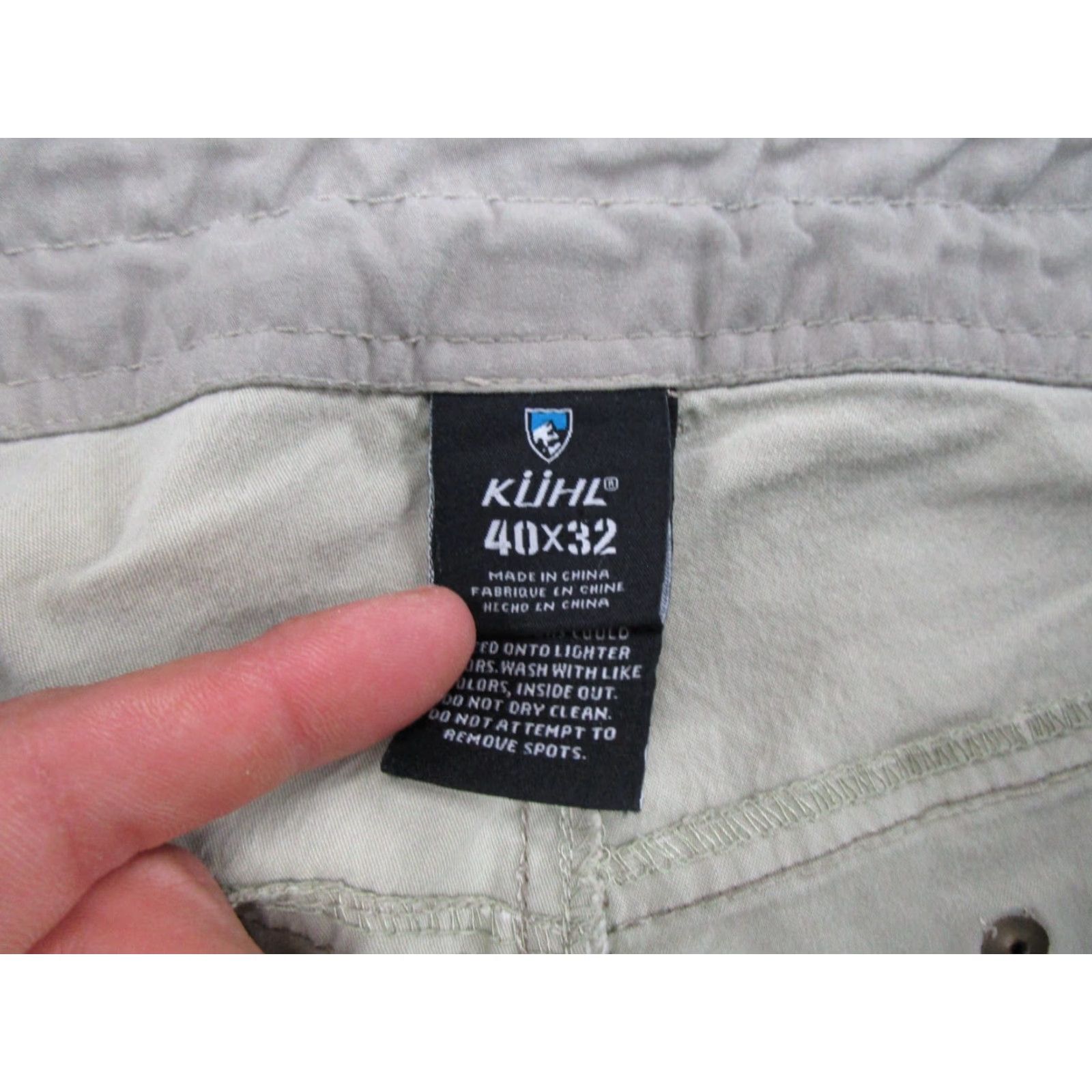 Vintage Kuhl Revolvr Pants Mens 40x32 Beige Stretch Outdoor Hiking Casual 5232 Durable Size US 40 / EU 56 - 4 Thumbnail