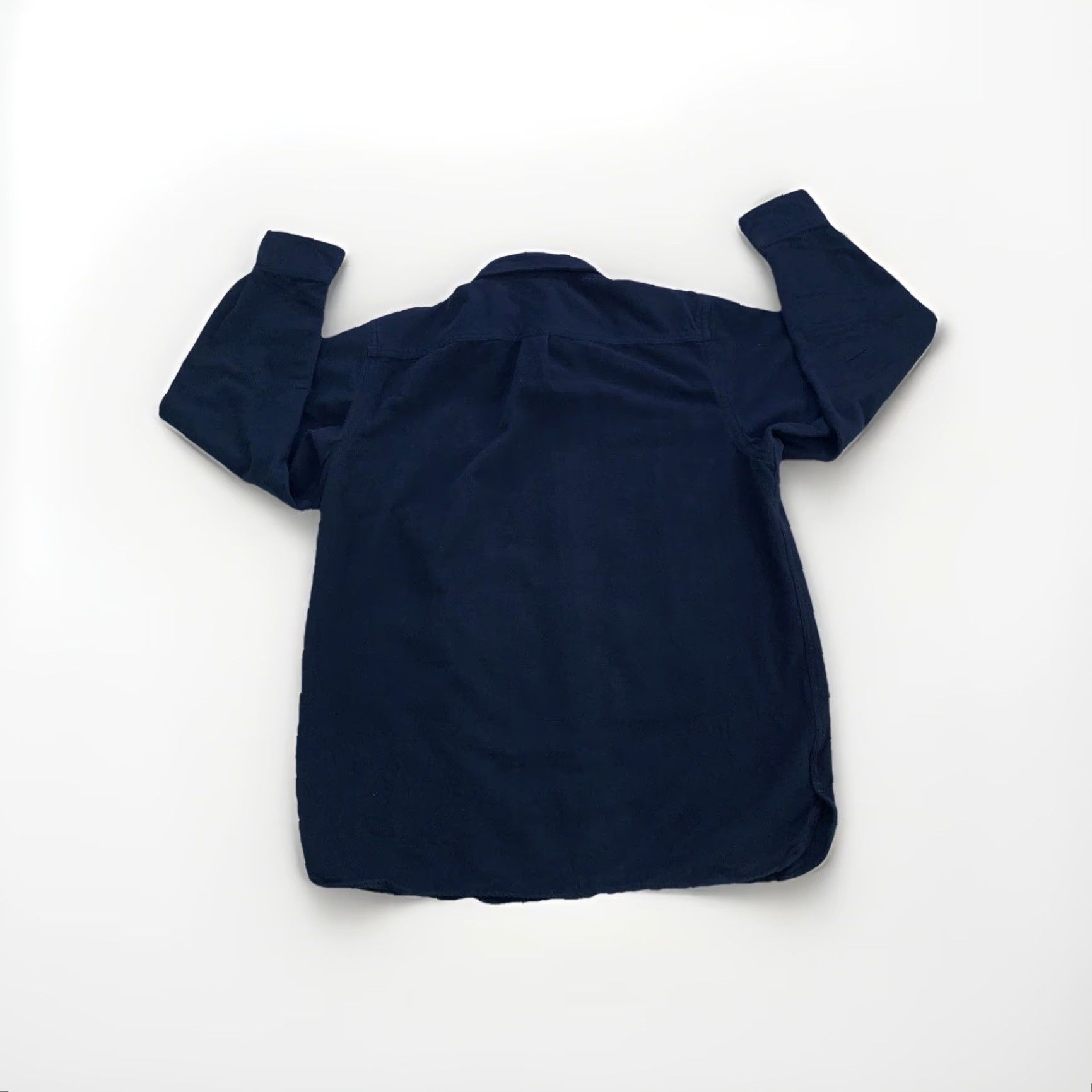 Vintage VINTAGE LL Bean Navy Thick Cotton Pocket Front Flannel Mens Large Shirt Size US L / EU 52-54 / 3 - 6 Thumbnail