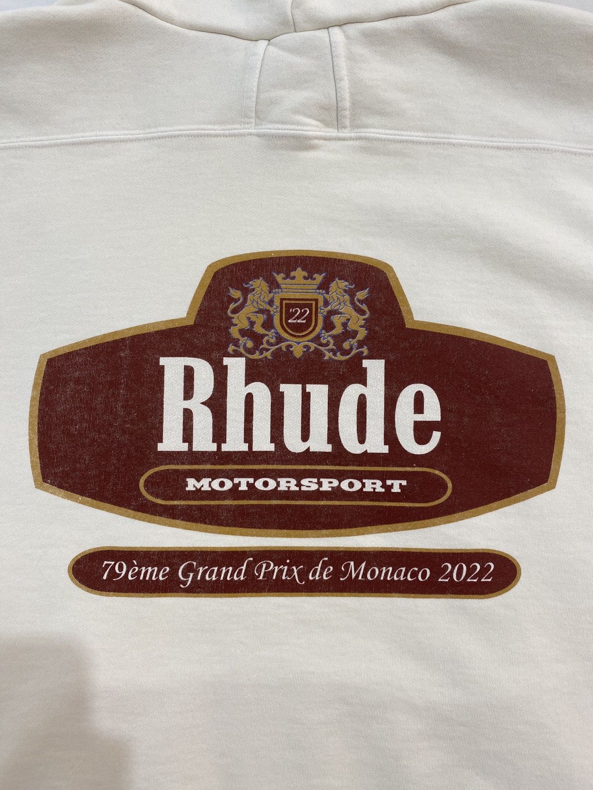 Rhude Rhude Racing Crest Motorsport Grand Prix Monaco 2022 Hoodie Size US XL / EU 56 / 4 - 6 Thumbnail