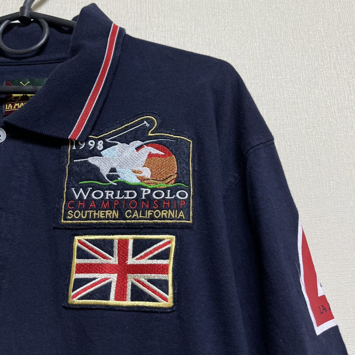 La Martina Vintage Y2K LA MARTINA Polo T-shirt Size US XL / EU 56 / 4 - 5 Thumbnail