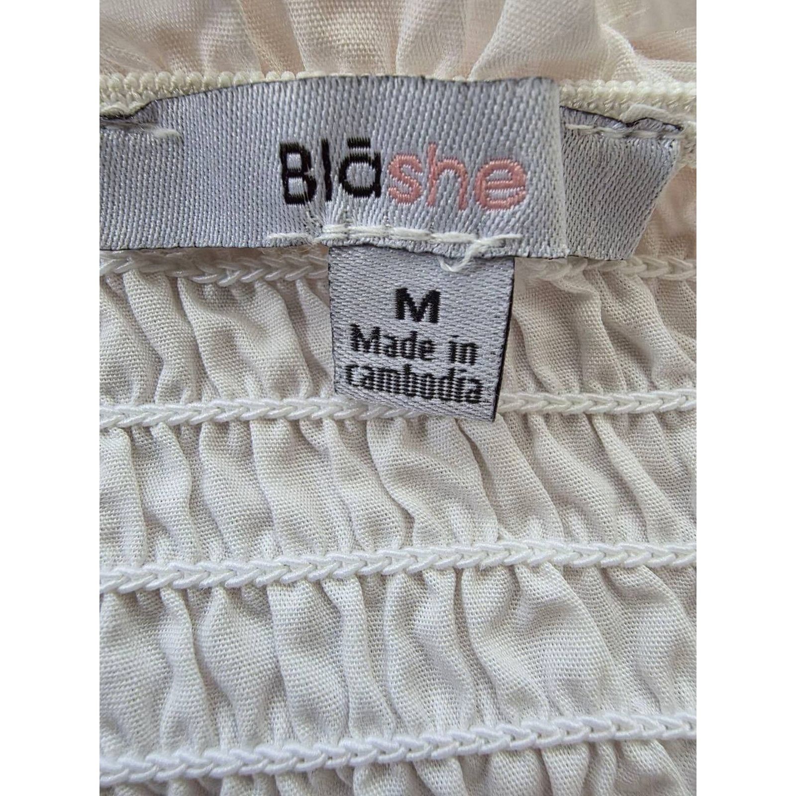 & Other Stories Blashe Long sleeve Off Cotton White Medium A001500 Size M / US 6-8 / IT 42-44 - 4 Thumbnail