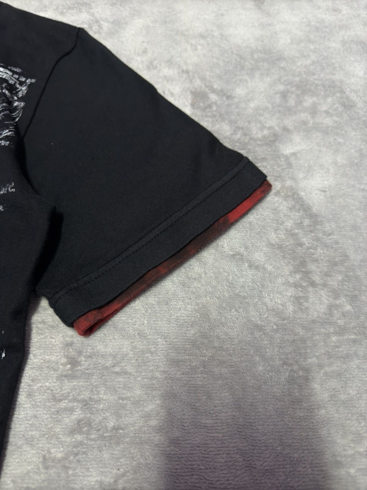 If Six Was Nine 2000s Burning Sho Lace-up Gothic Punk Layered Tshirt Size US S / EU 44-46 / 1 - 9 Thumbnail