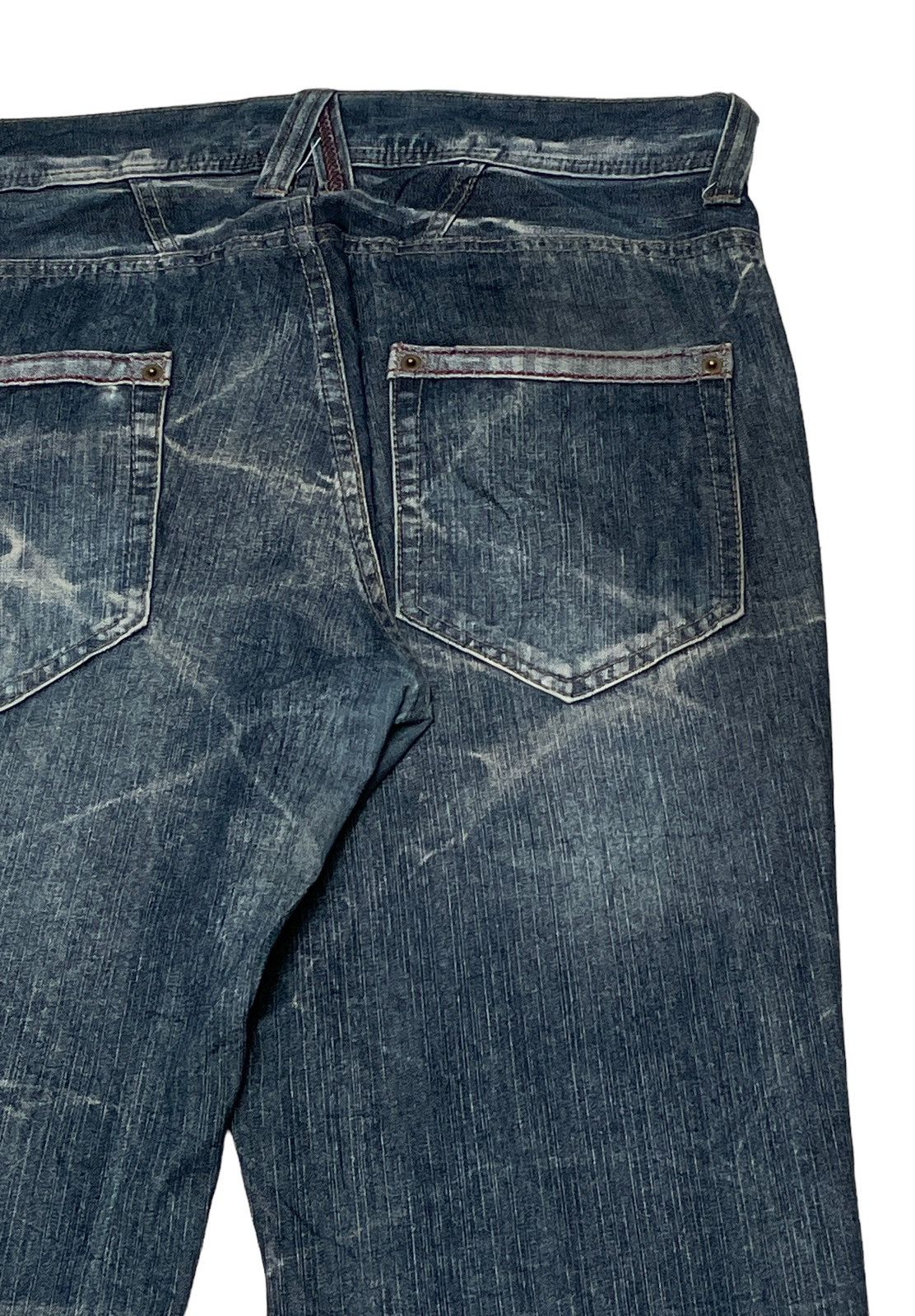 Japanese Brand × Vintage Vintage Japanese Brand Superubis Flared Jeans 2000s Size US 35 - 8 Thumbnail