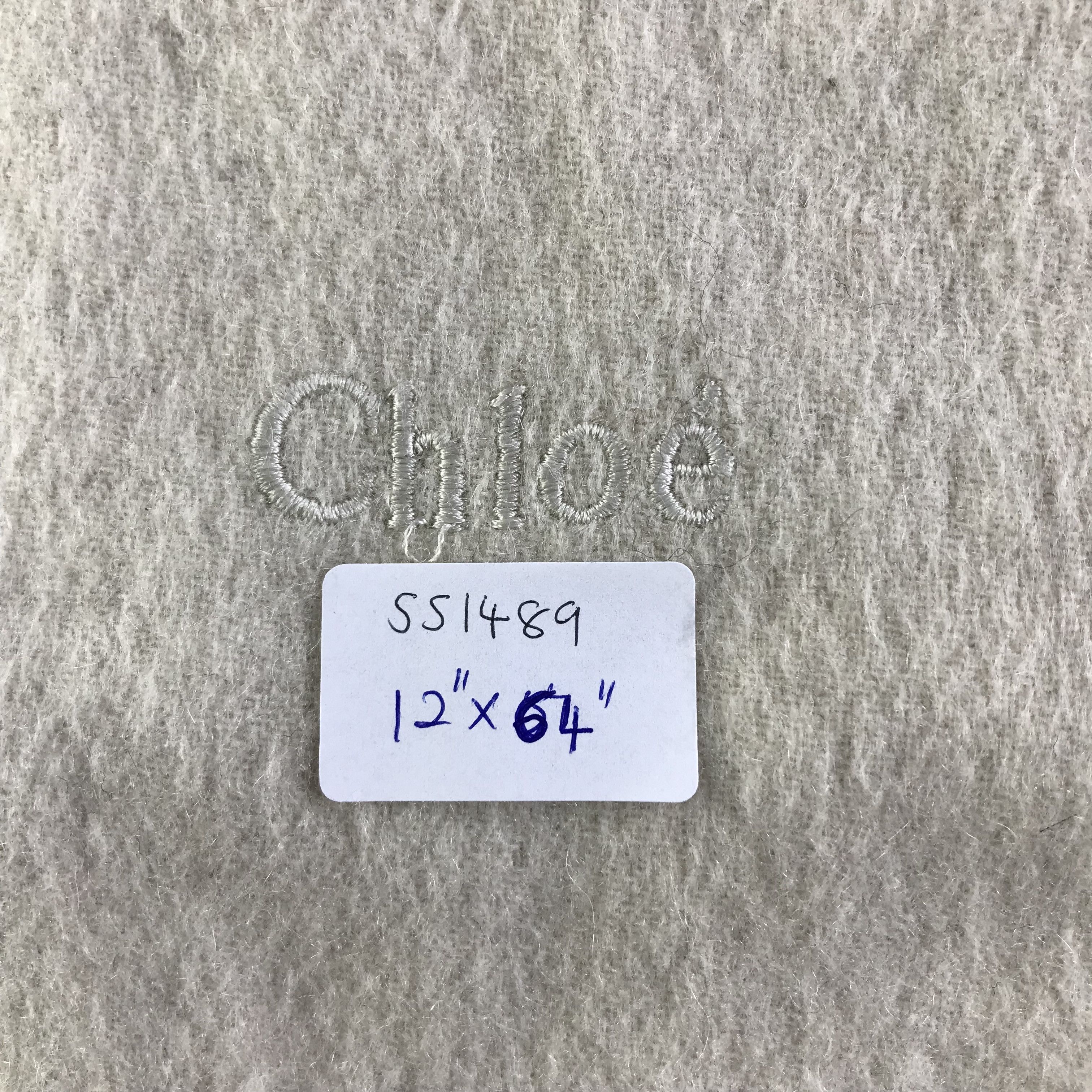 Chloe × Vintage Chloe Cashmere Scarf / Muffler / Neckwear SS1489 Size ONE SIZE - 6 Thumbnail