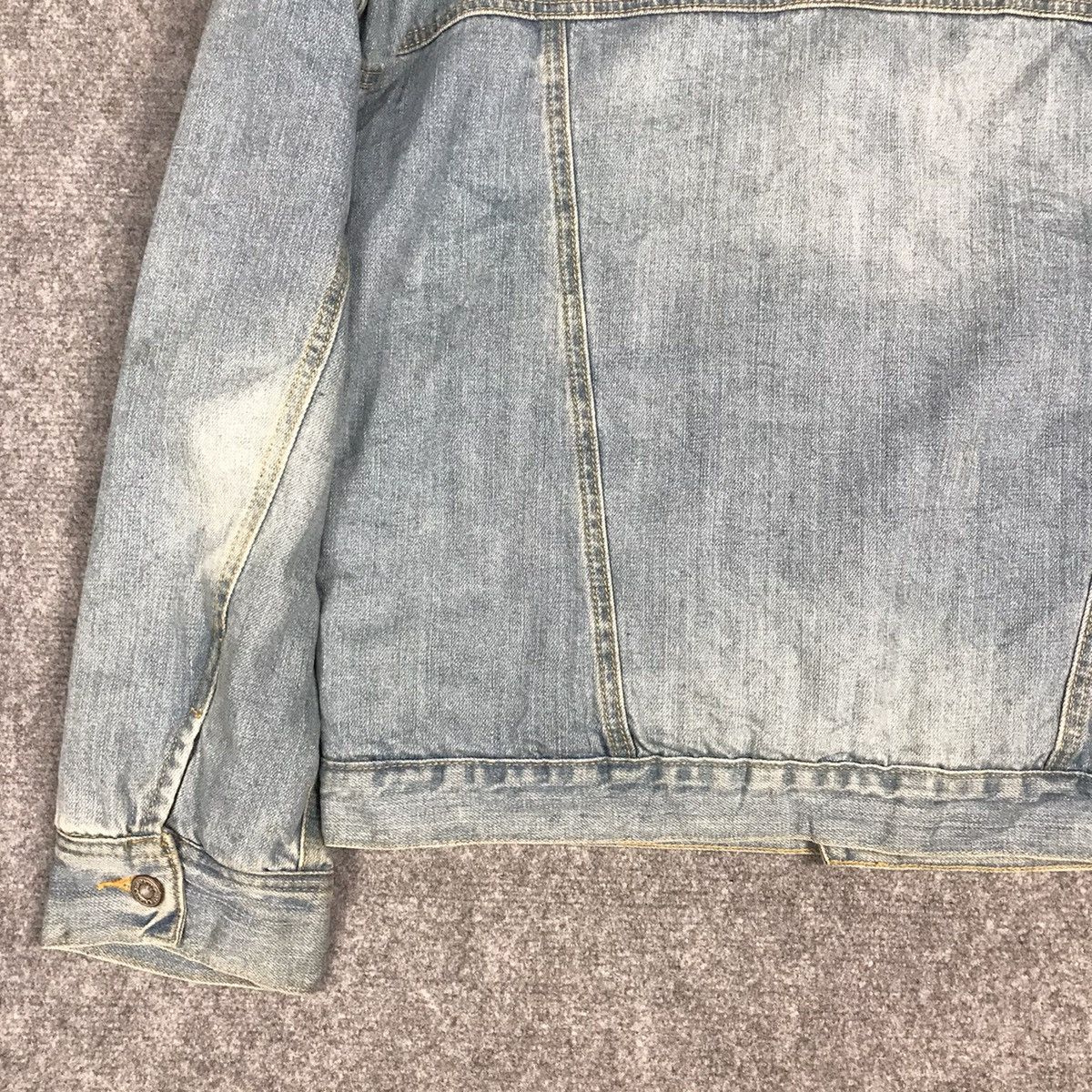 Vans VANS STREET WEAR DENIM BUTTON SHERPA CROPPED JACKET Size US M / EU 48-50 / 2 - 12 Thumbnail