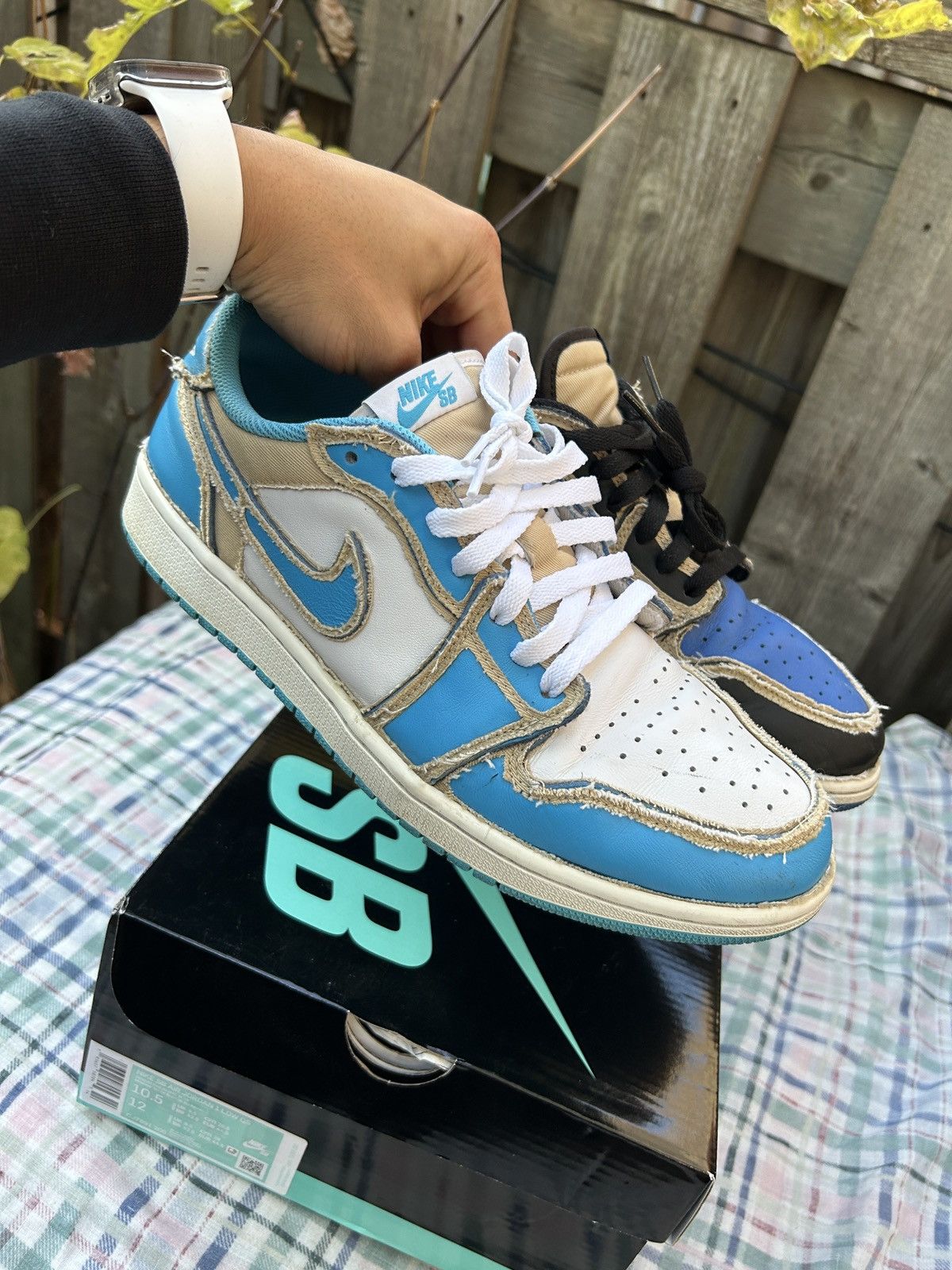 Jordan Brand Nike SB Air Jordan 1 Low QS Desert Ore Size US 10.5 / EU 43-44 - 8 Thumbnail