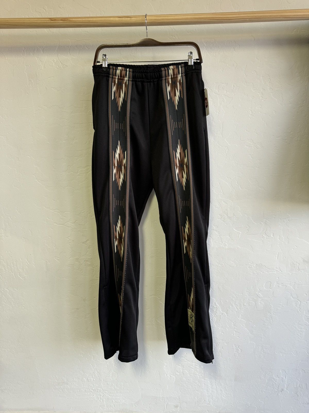 image of Kapital Kochi And Zephyr Track Trousers in Black, Men's (Size 34)