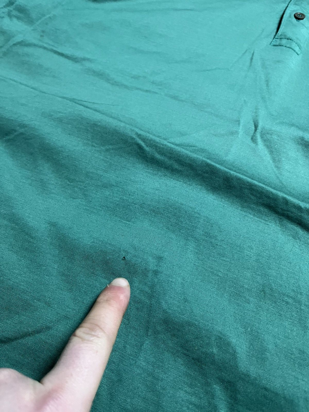 Burberry Burberry Vintage Crest Logo Pocket Polo – Emerald Green Size US L / EU 52-54 / 3 - 6 Thumbnail