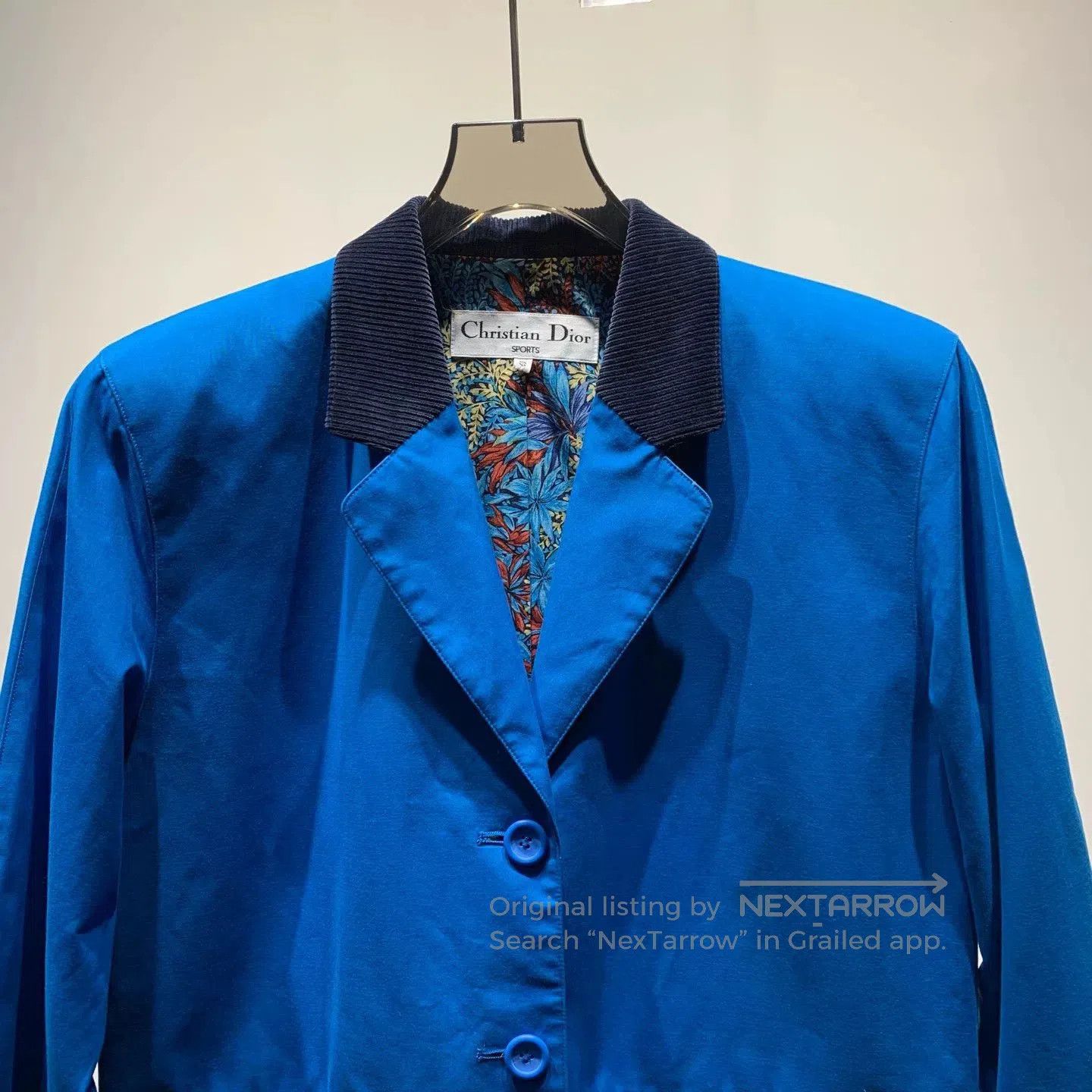 Dior blue casual jacket by dior for women. Size US S / EU 44-46 / 1 - 3 Thumbnail