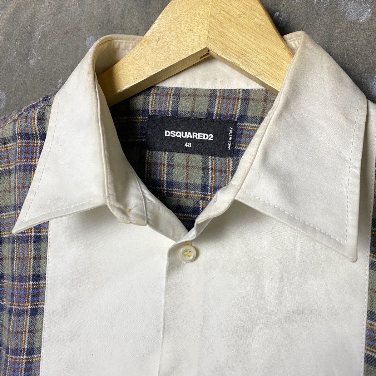 Designer × Dsquared2 Dsquared2 unique 3 materials shirt Size US L / EU 52-54 / 3 - 4 Thumbnail