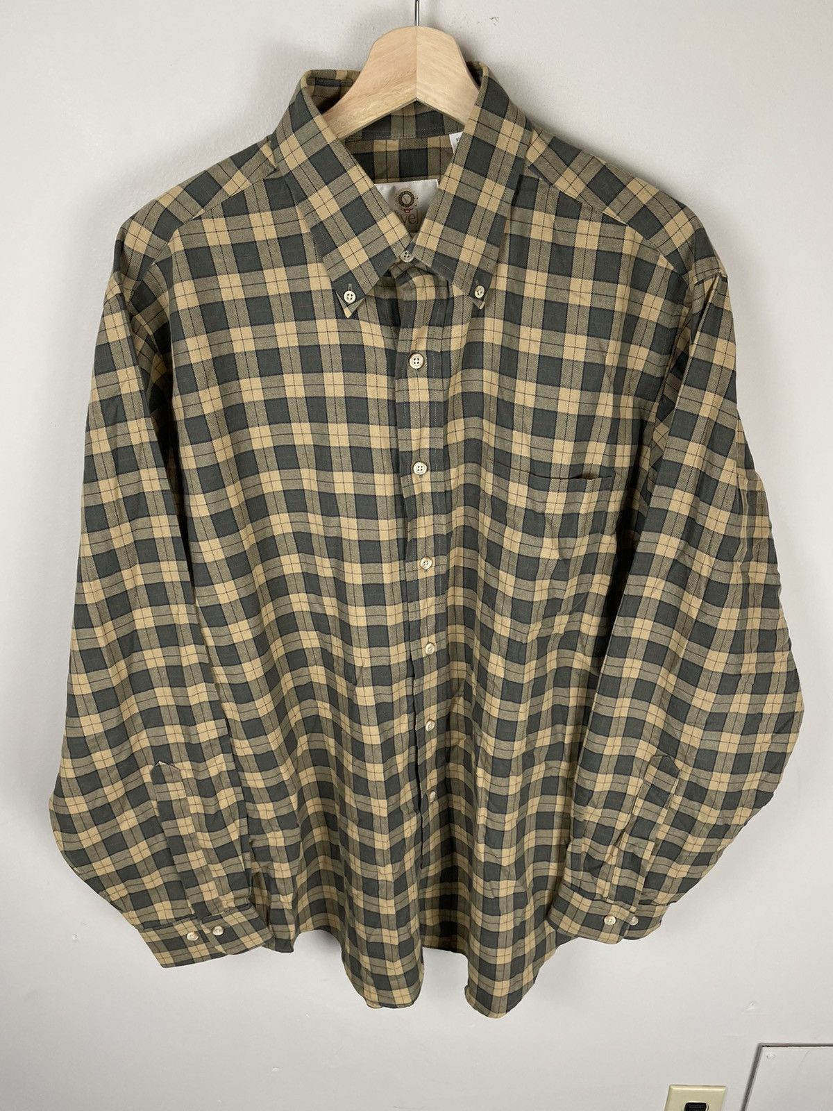 Vintage Vintage Bumblebee Check Shirt Size US L / EU 52-54 / 3 - 1 Thumbnail