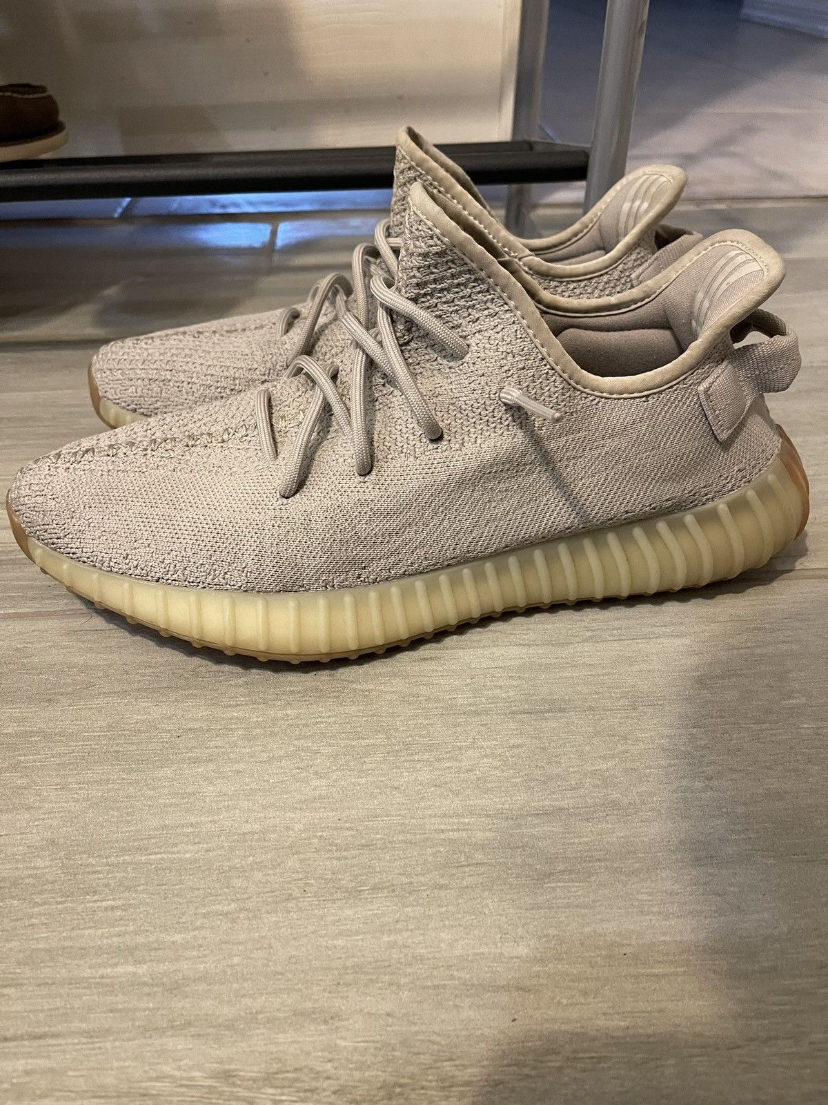 Adidas × Kanye West Yeezy Boost 350 V2 Sesame 2018 Size US 11.5 / EU 44-45 - 4 Thumbnail