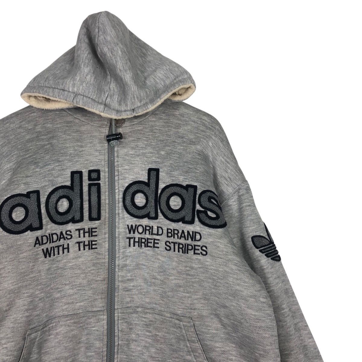 Adidas × Japanese Brand × Vintage Adidas Vintage Jacket Sweater Big Logo 90s Collection #A1 Size US L / EU 52-54 / 3 - 5 Thumbnail