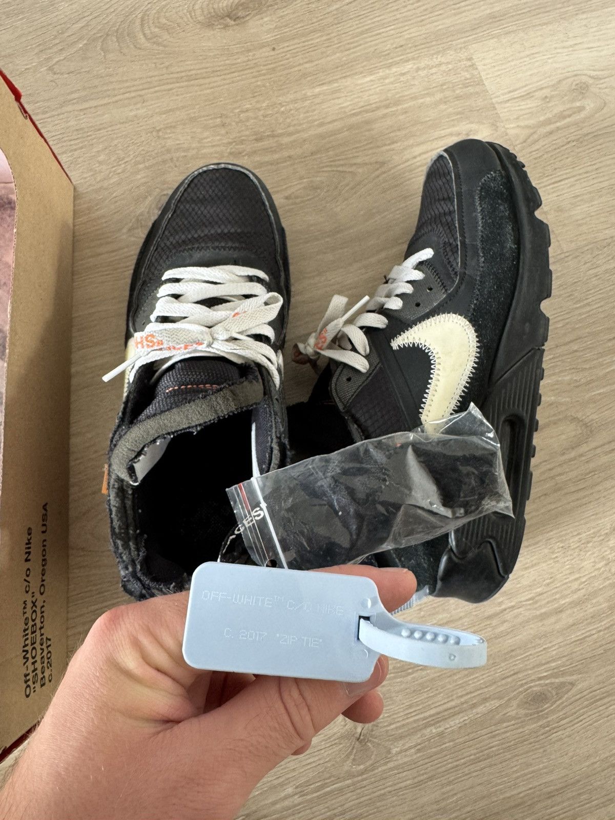 Nike × Off-White Air Max 90 x off white Size US 9.5 / EU 42-43 - 11 Thumbnail