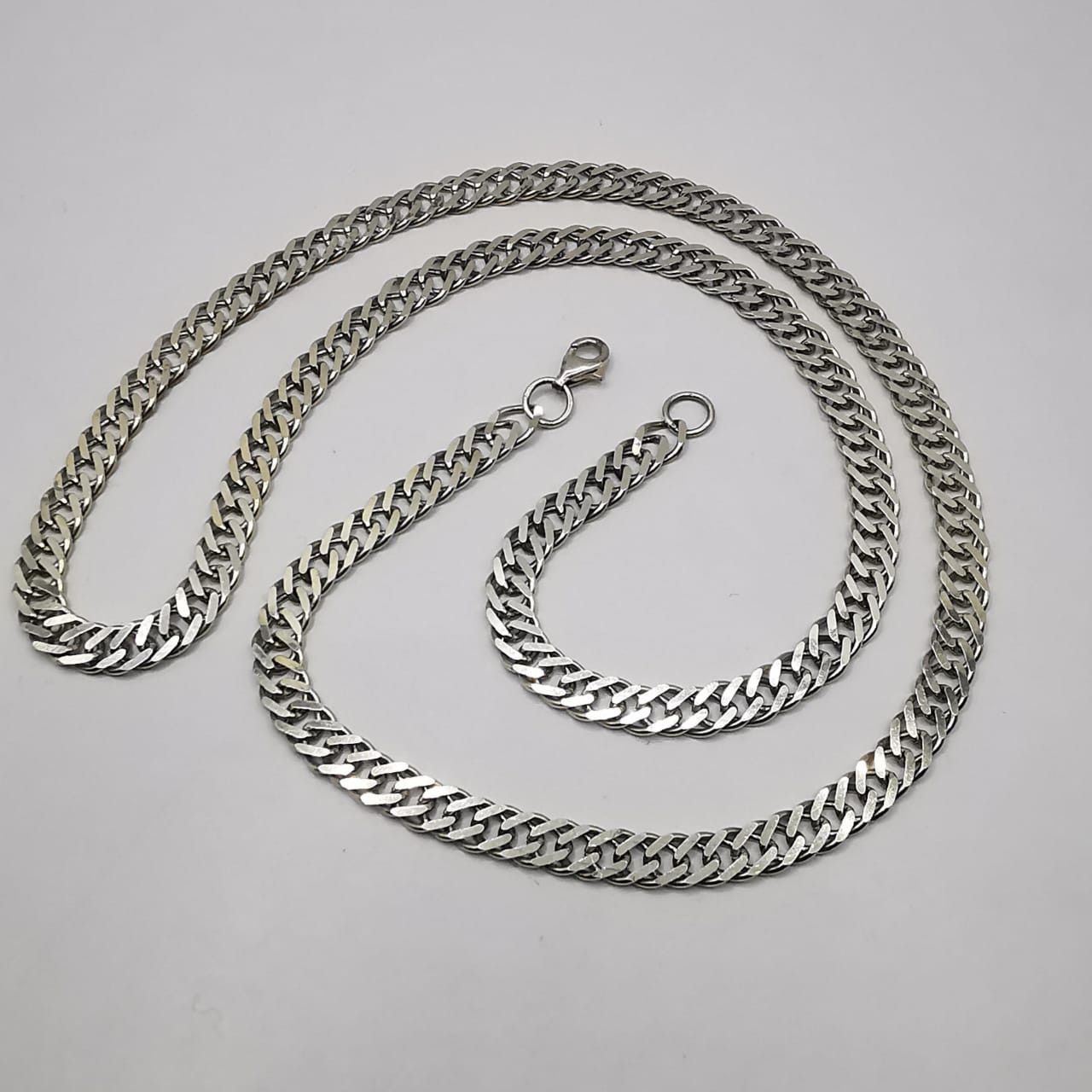 Sterling Silver Vintage Jewelry Chain, 925 Sterling Silver, Signed 20g Size ONE SIZE - 2 Thumbnail