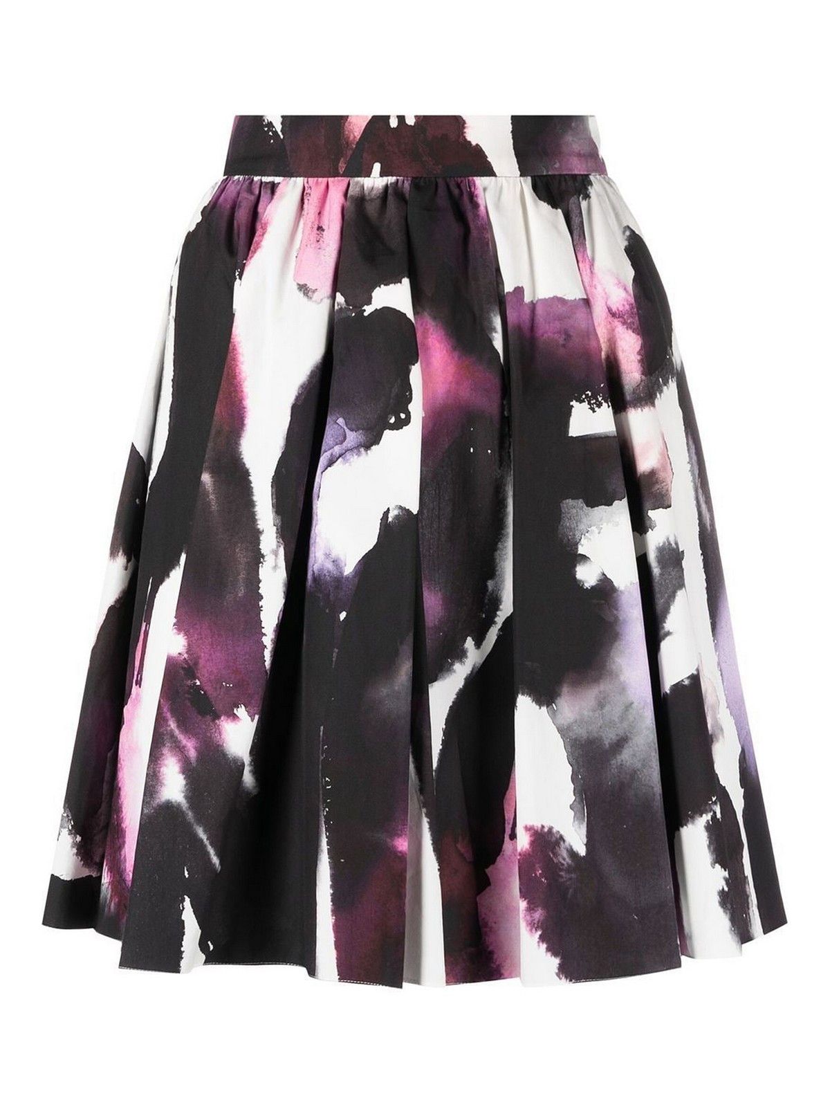 Alexander McQueen o1y0325 Mini Skirt in Multicolor Size 27" / US 4 / IT 40 - 1 Thumbnail