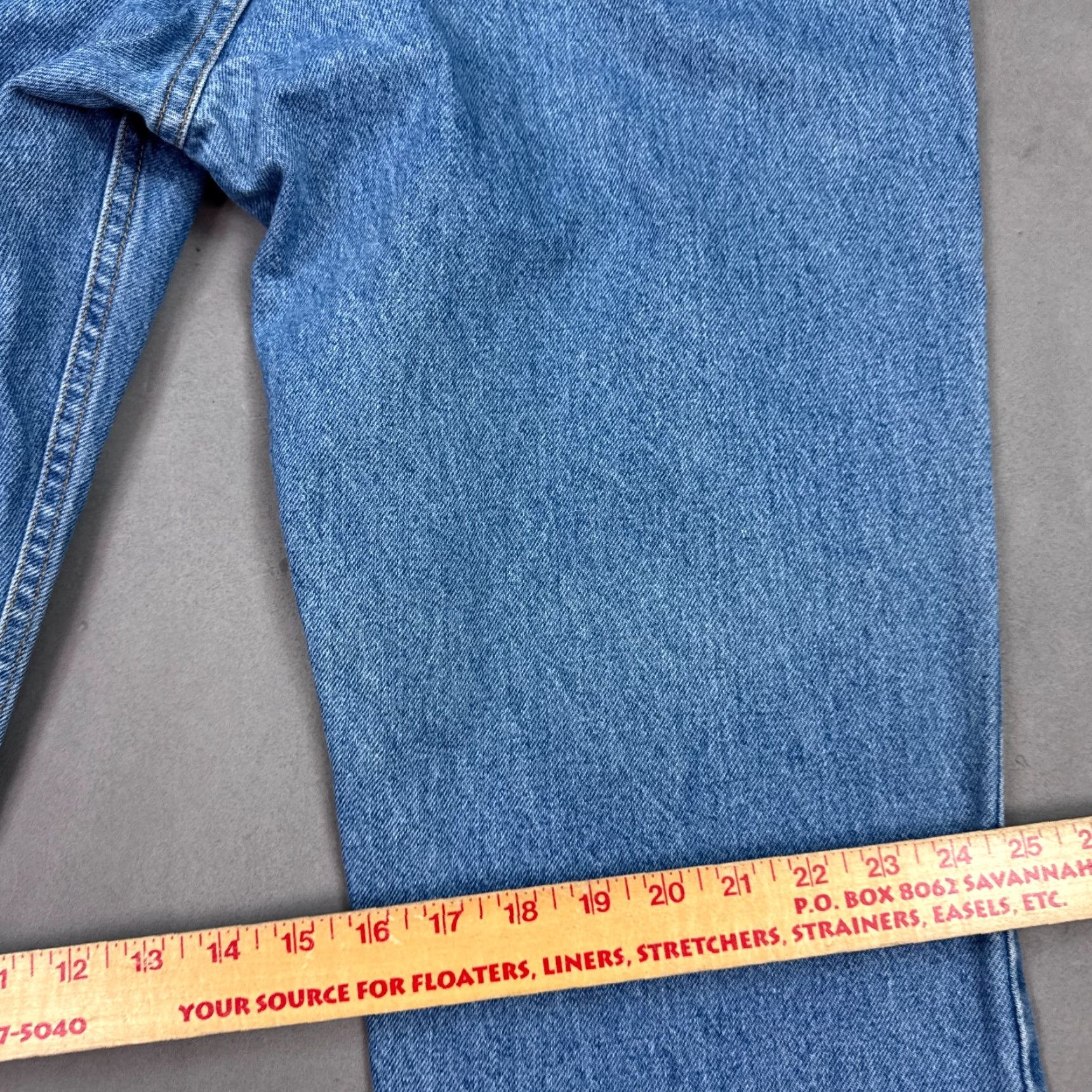 Levi's VINTAGE Levi's Jeans Mens 36x30 Blue 90s Orange Tab 619 Denim Pants Jeans Size US 38 / EU 54 - 6 Thumbnail