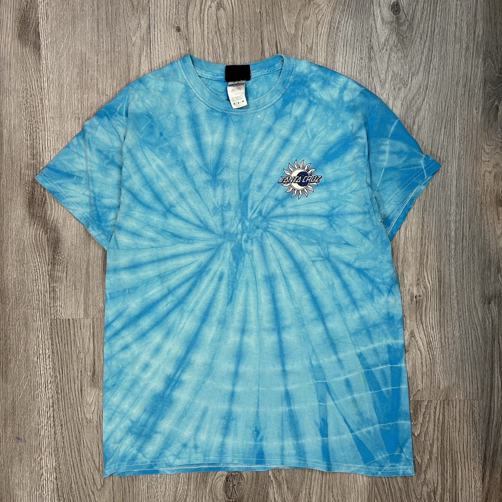 Santa Cruz Skateboards Santa Cruz Blue Tie Dye Tee M Size US M / EU 48-50 / 2 - 1 Thumbnail