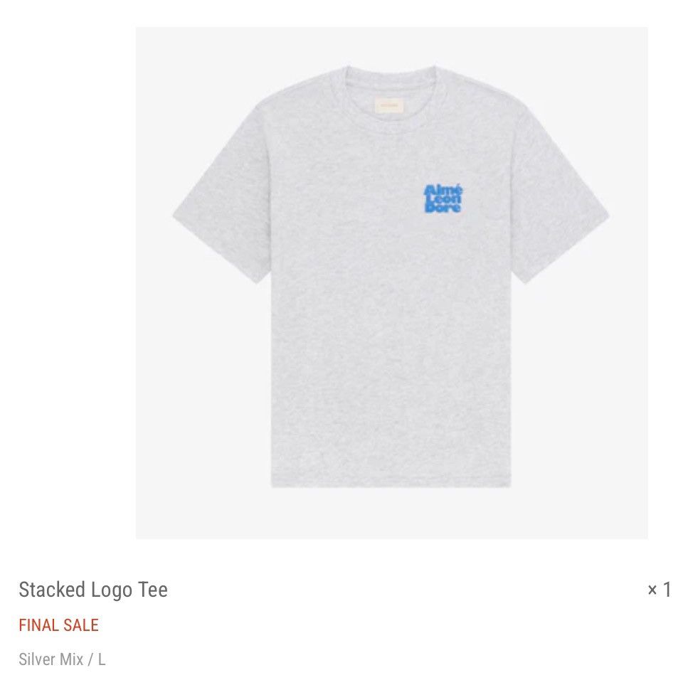 Aime Leon Dore NEW ALD Stacked Logo Tee Large Size US L / EU 52-54 / 3 - 2 Thumbnail