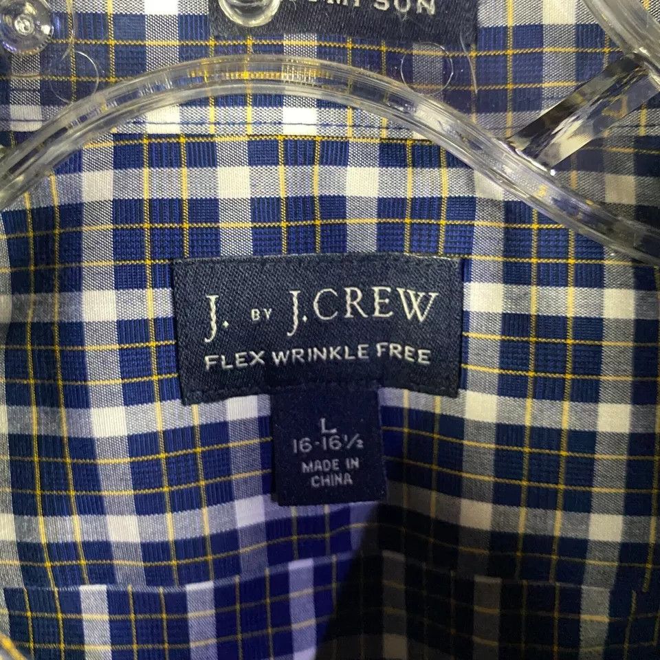 J.Crew J Crew Shirt Men's Large Thompson Button Up Plaid 16-16.5 Size US L / EU 52-54 / 3 - 3 Thumbnail