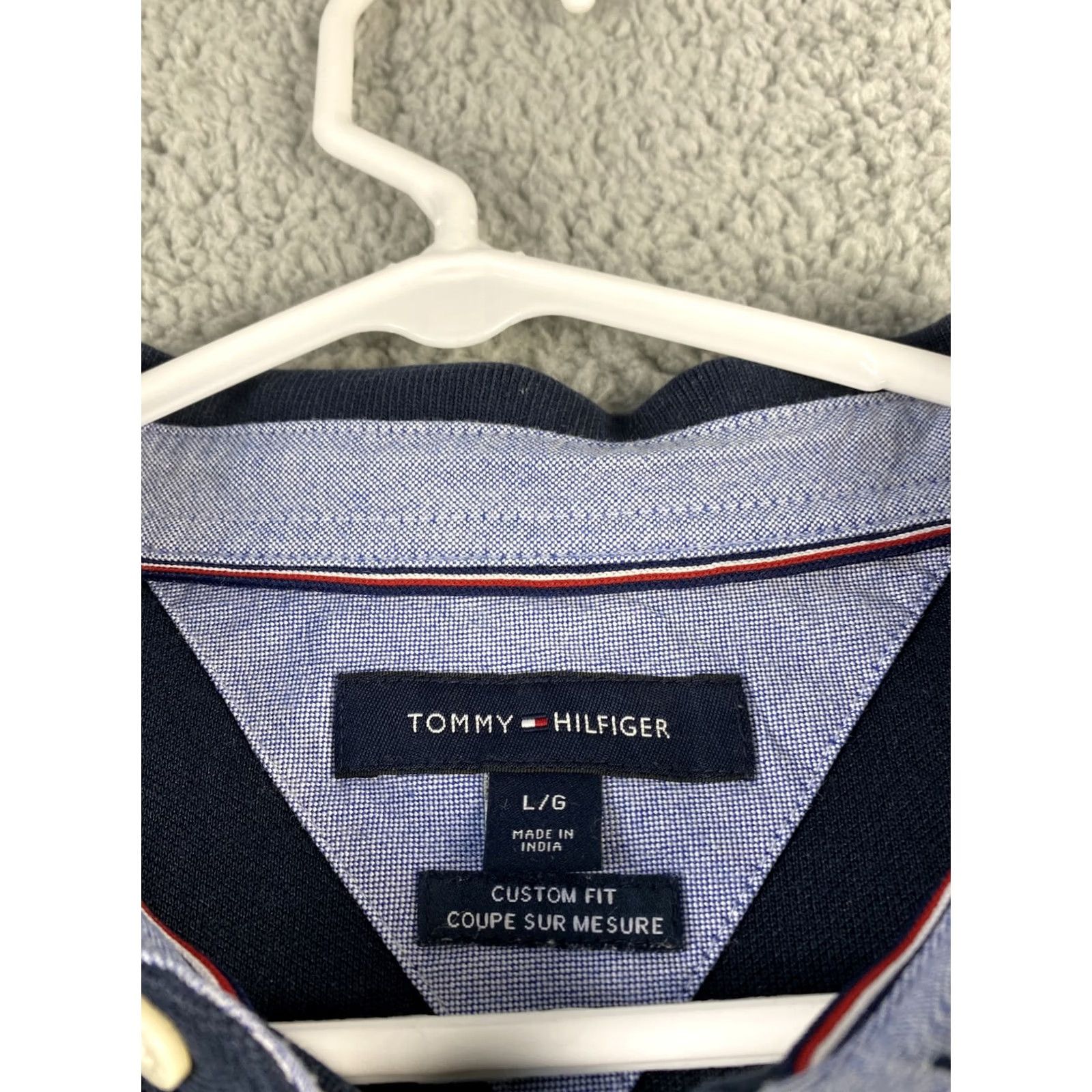 Tommy Hilfiger Tommy Hilfiger Polo Shirt Mens Size L Blue Logo Size US L / EU 52-54 / 3 - 3 Thumbnail