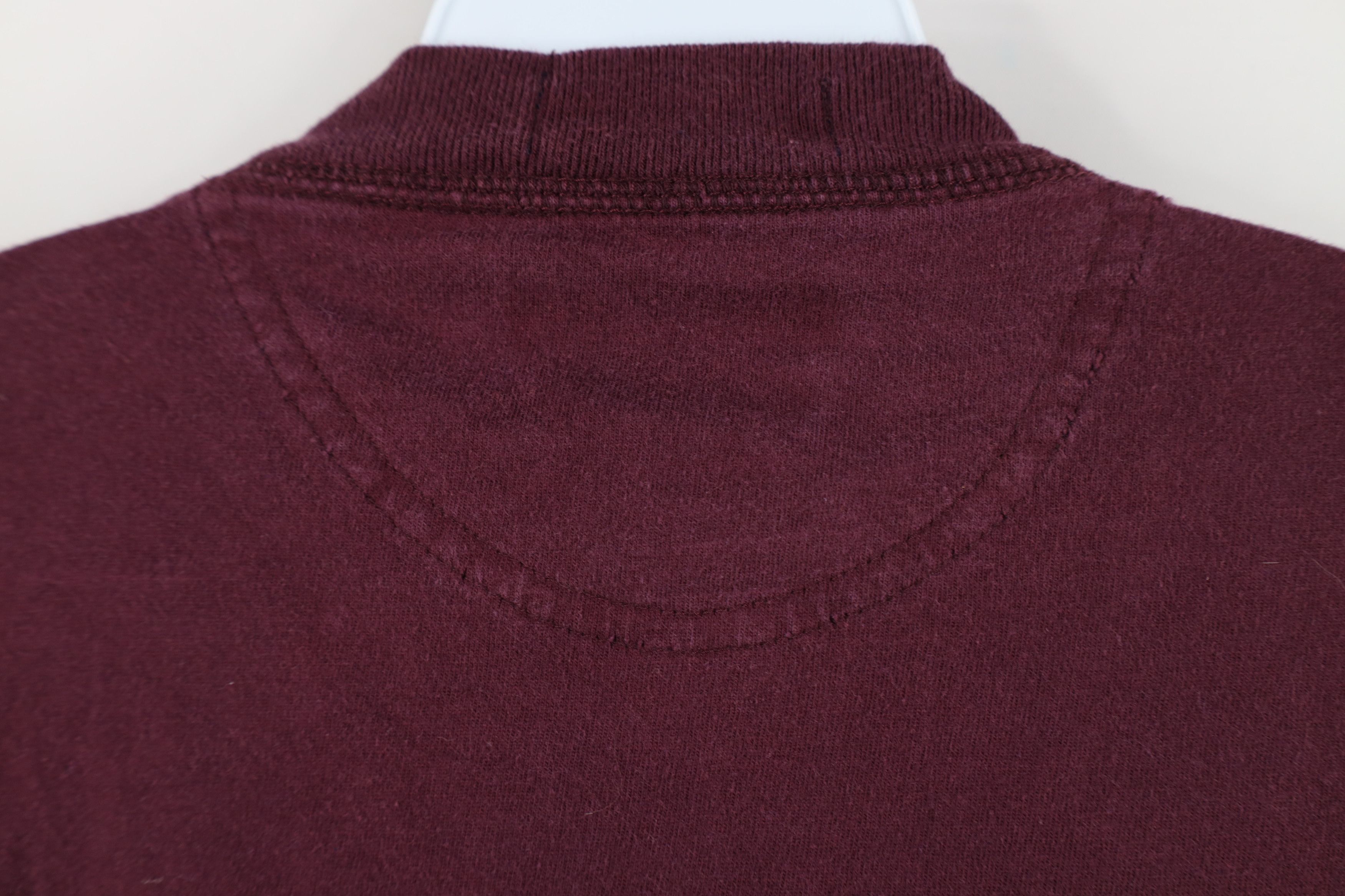Vintage Vintage 90s Streetwear Blank Long Sleeve Henley T-Shirt Size US XXL / EU 58 / 5 - 12 Thumbnail