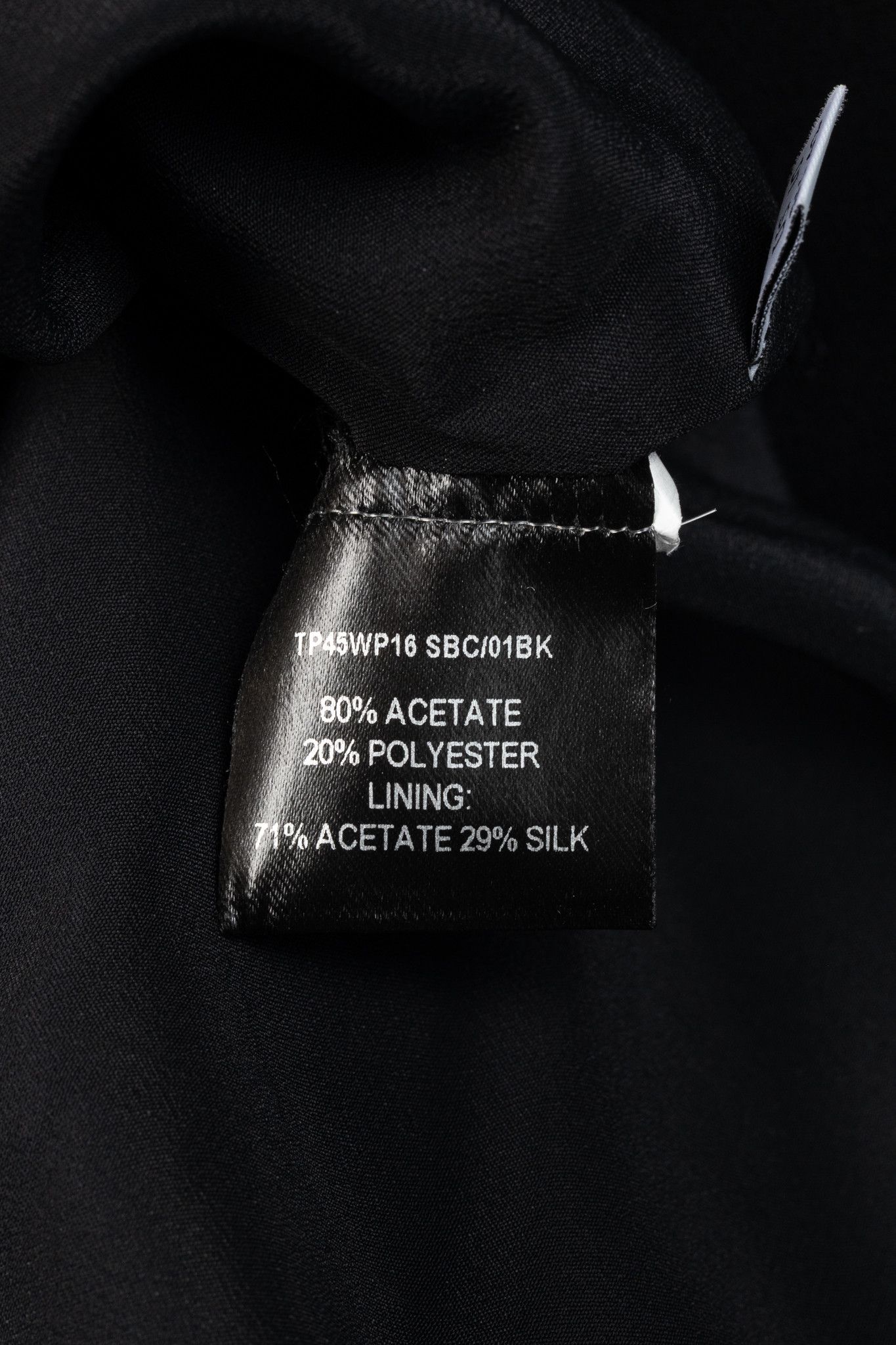 JW Anderson J.W. Anderson Black Crepe Draped-Neck Long-Sleeve Blouse Size L / US 10 / IT 46 - 10 Thumbnail