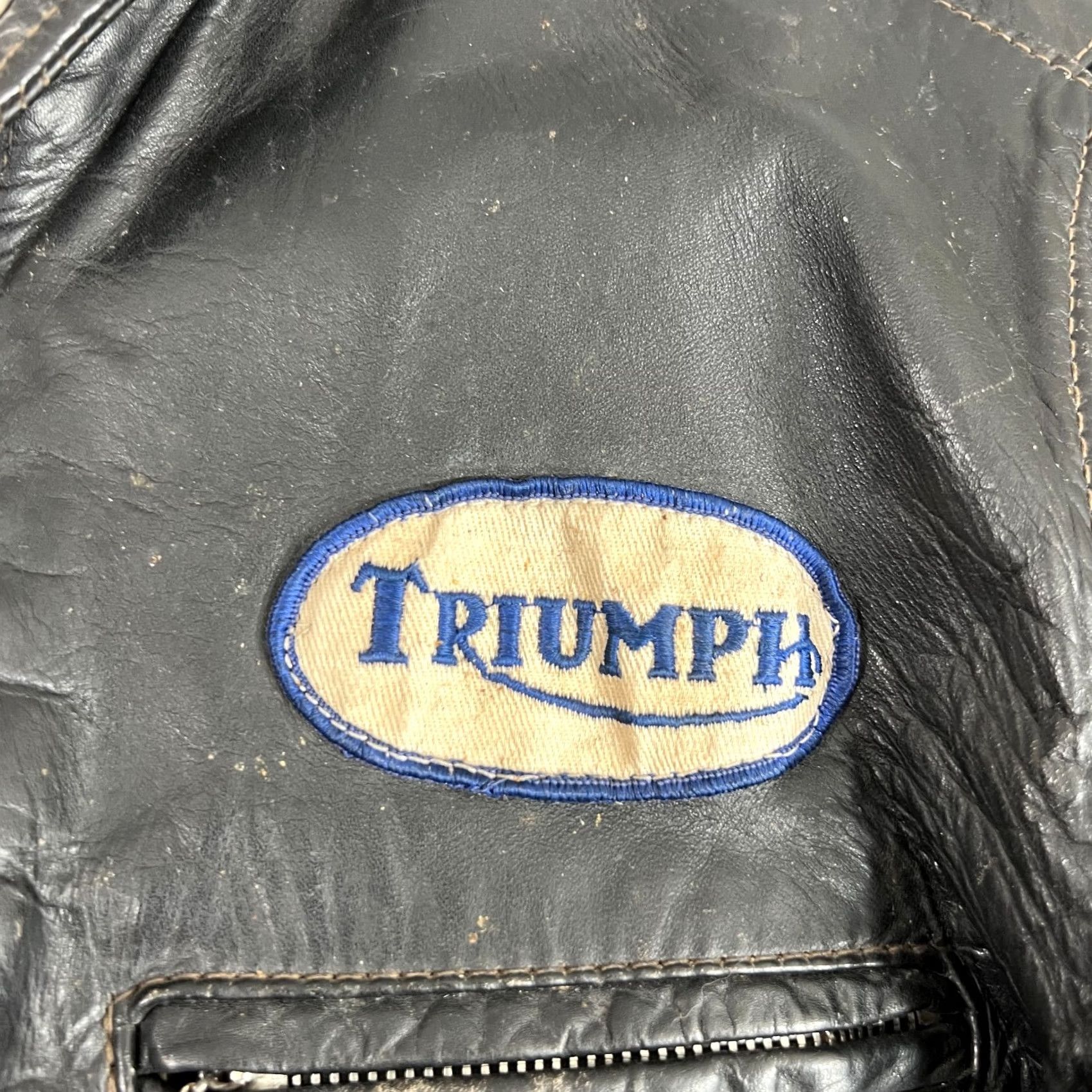 Brooks VINTAGE Brooks Leather Cafe Racer Jacket Sz 40 Black Motorcycle/ Biker 1960s Mens Size US XXS / EU 40 - 6 Thumbnail
