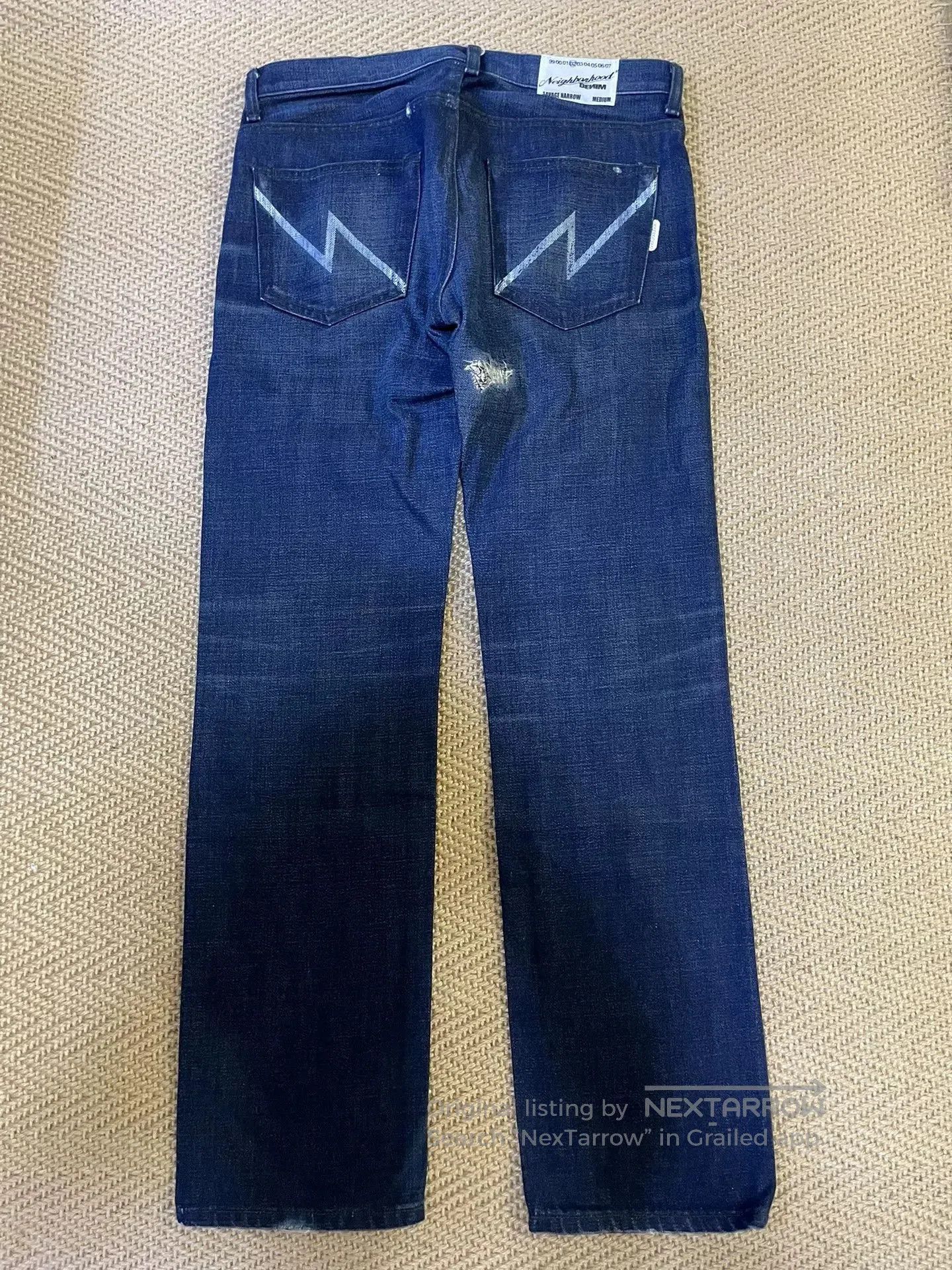 Neighborhood NEIGHBORHOOD Early Distressed Denim Jeans. Size US 41 - 2 Thumbnail