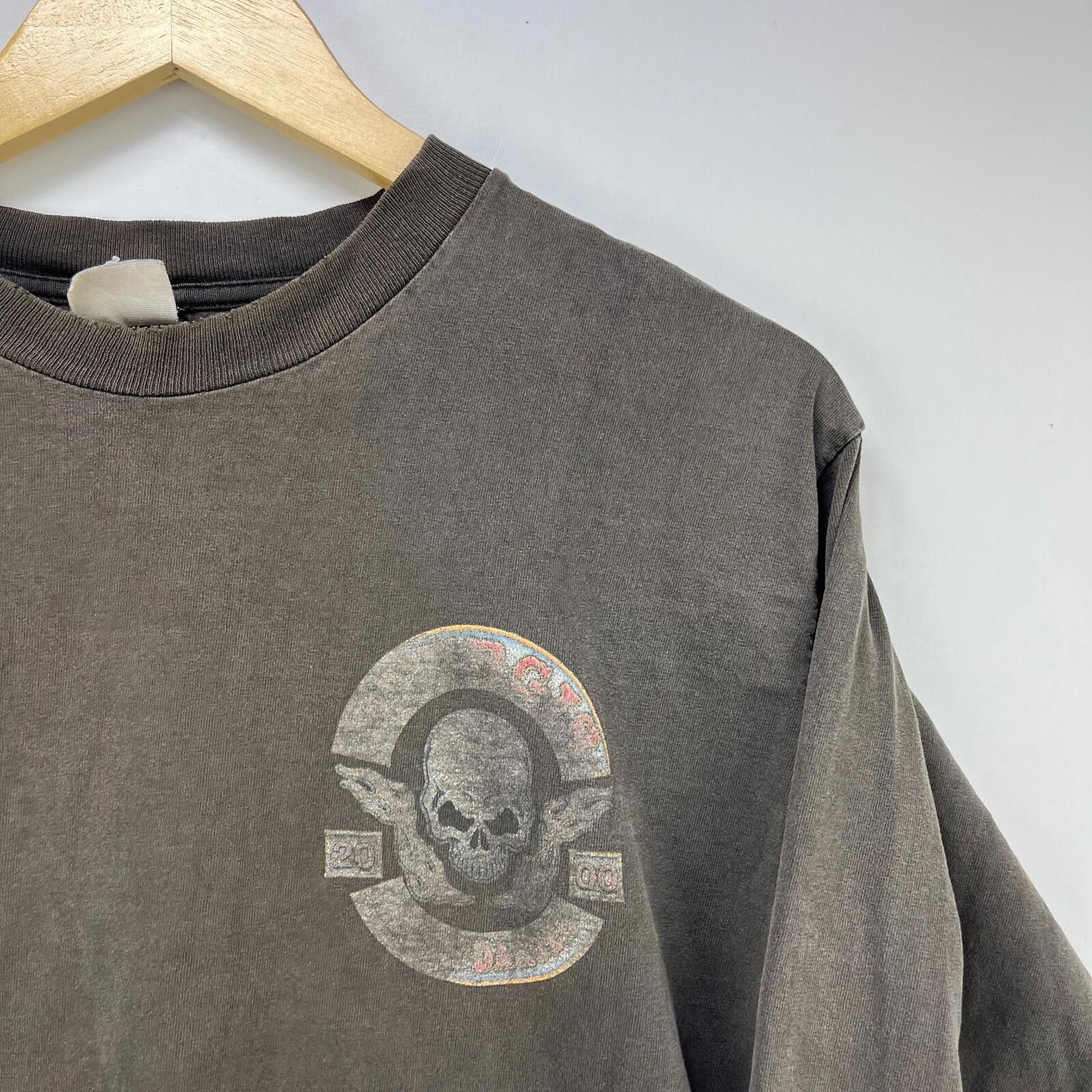 Other Vintage 2000 Sturgis Skull Sun Faded Biker Shirt Medium Size US M / EU 48-50 / 2 - 5 Thumbnail