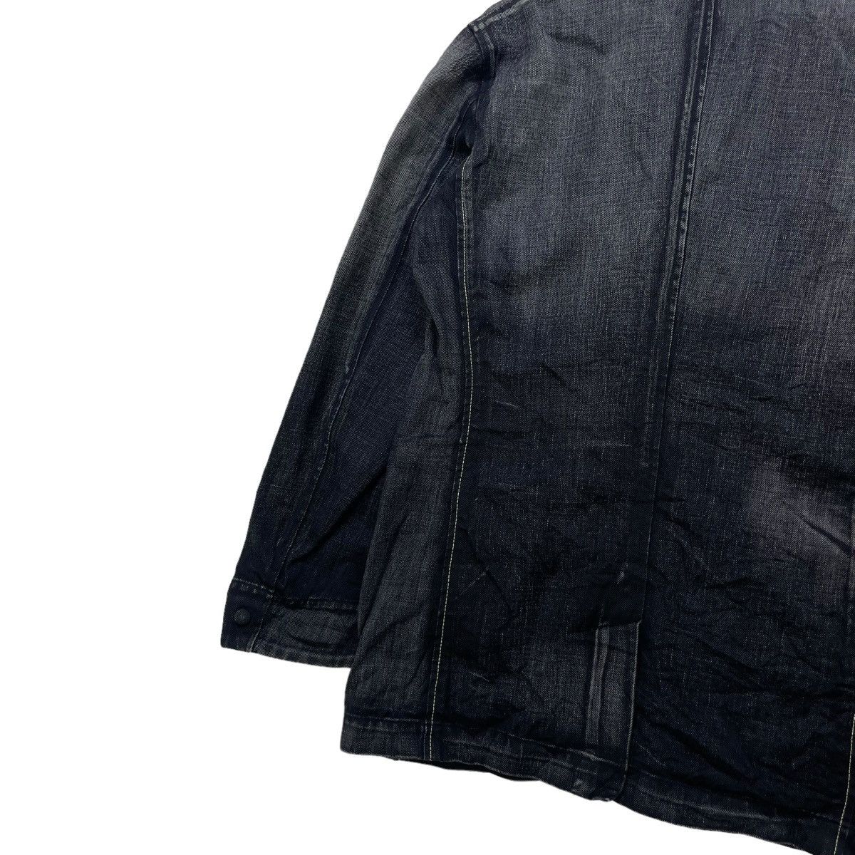 Levi's Levis Denim Worker Style Faded Jacket Size US M / EU 48-50 / 2 - 9 Thumbnail