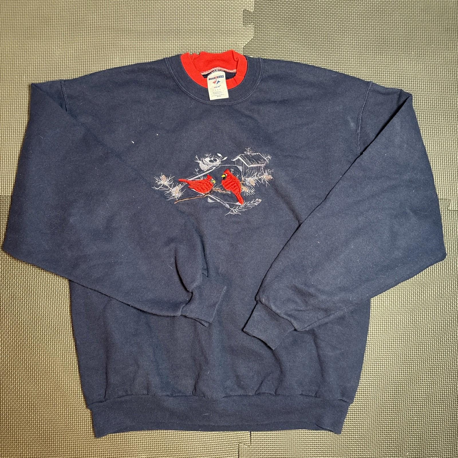 Other Jerzeez Grandma Sweatshirt Womens Size pullover Cardinal Size L / US 10 / IT 46 - 1 Thumbnail