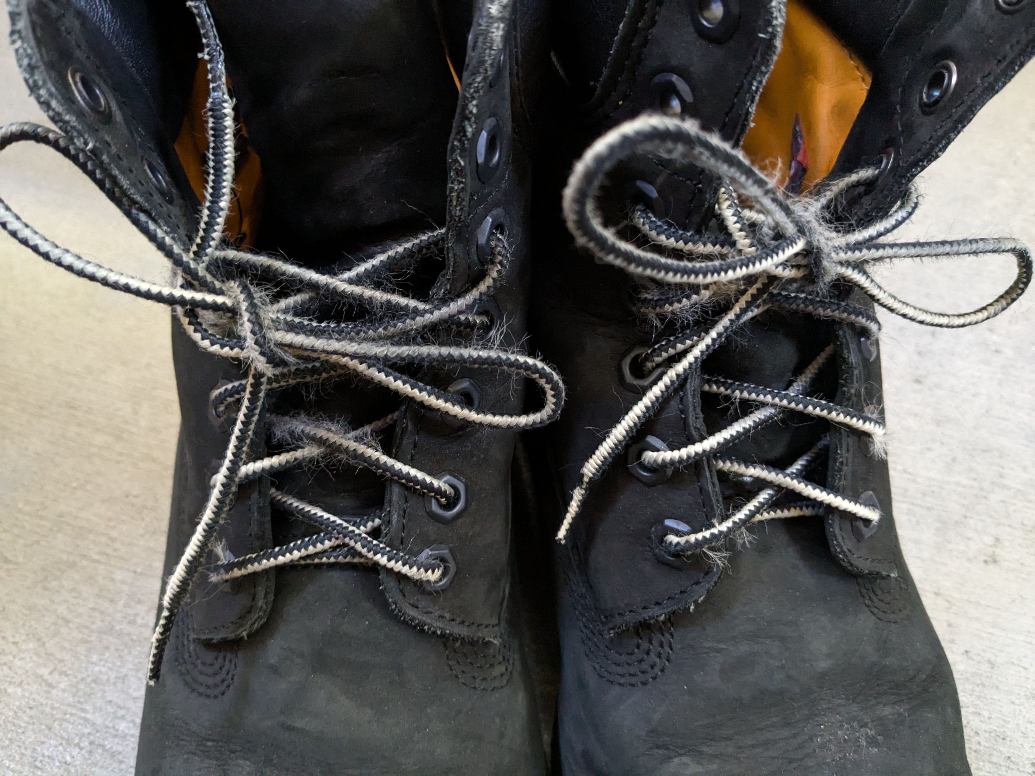 Timberland Timberland Boots Size 9.5 M Black Suede 6" Nubuck Suede Size US 9.5 / EU 42-43 - 4 Thumbnail