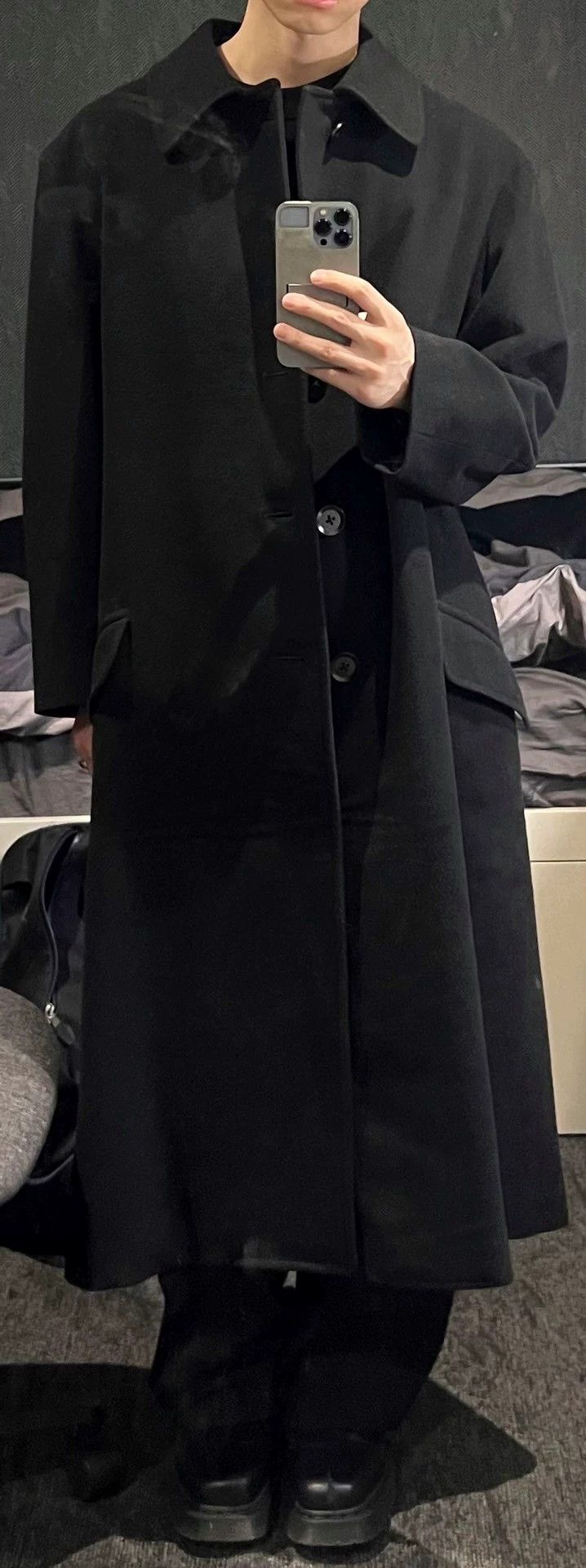 Yohji Yamamoto Classic Yohji Yamamoto Wool Overcoat-dmc Size US M / EU 48-50 / 2 - 1 Thumbnail