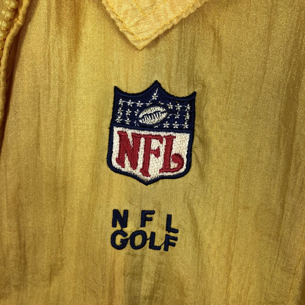 Japanese Brand × NFL × Vintage 📌Vintage Bomber Jacket Rich Yellow NFL Golf Size US L / EU 52-54 / 3 - 19 Thumbnail