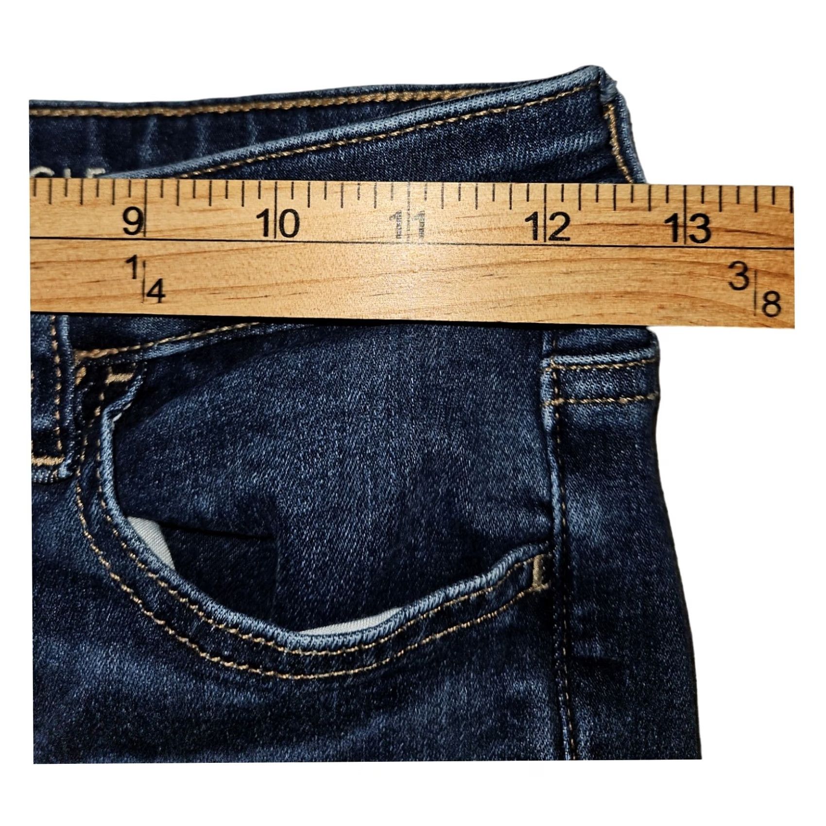 American Eagle Outfitters American Eagle High Rise Denim Juniors Blue Jeggings 2 Size 2 - Next Level Stretch Size 26" / US 2 / IT 38 - 5 Thumbnail