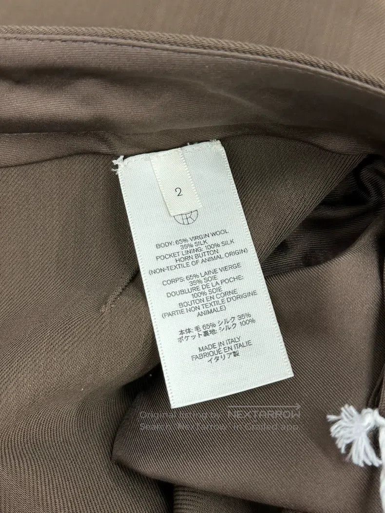 The Row The row size 2 Brown straight-leg trousers Size US 30 / EU 46 - 4 Thumbnail