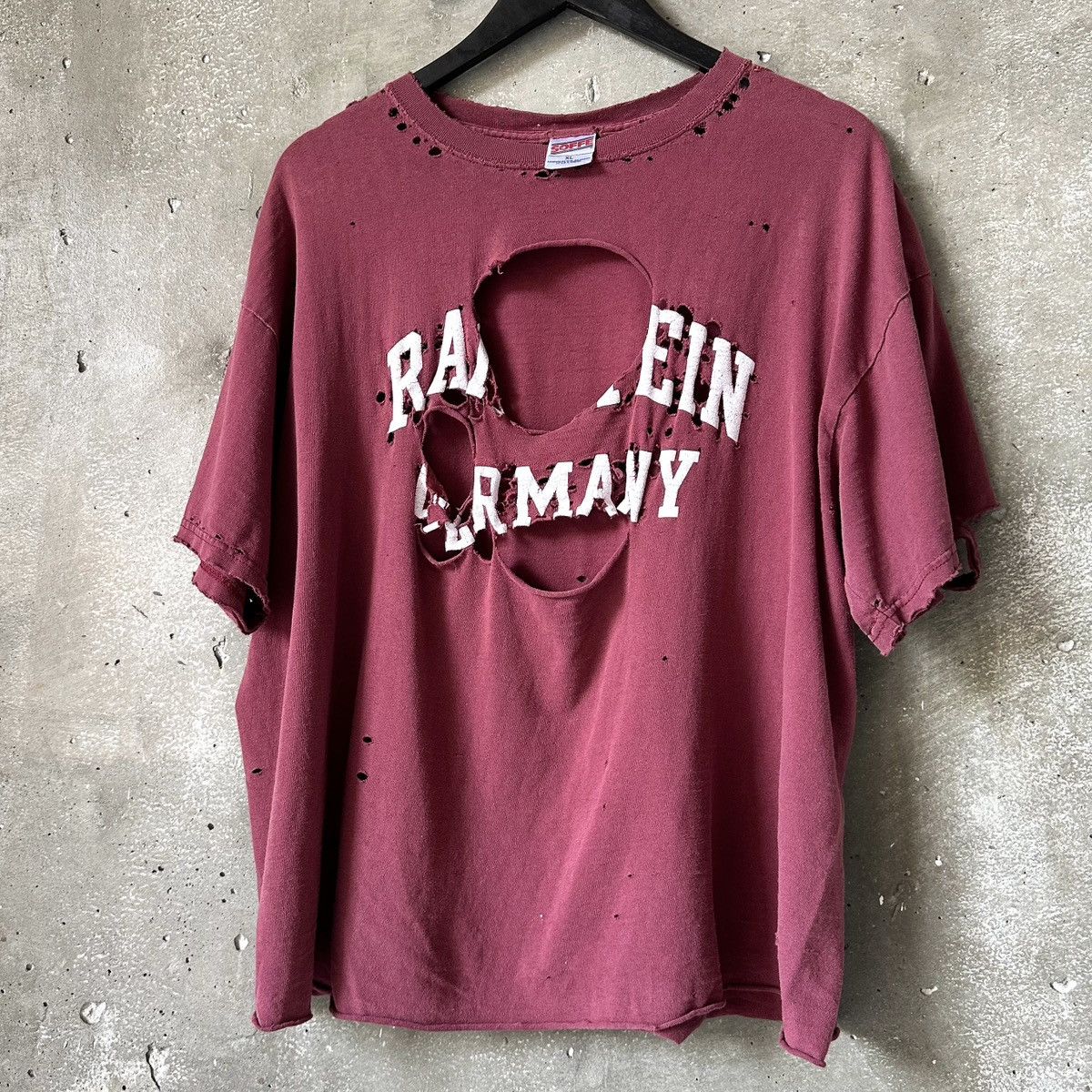 Band Tees THRASHED Rammstein Germany T-Shirt Size US XL / EU 56 / 4 - 1 Thumbnail
